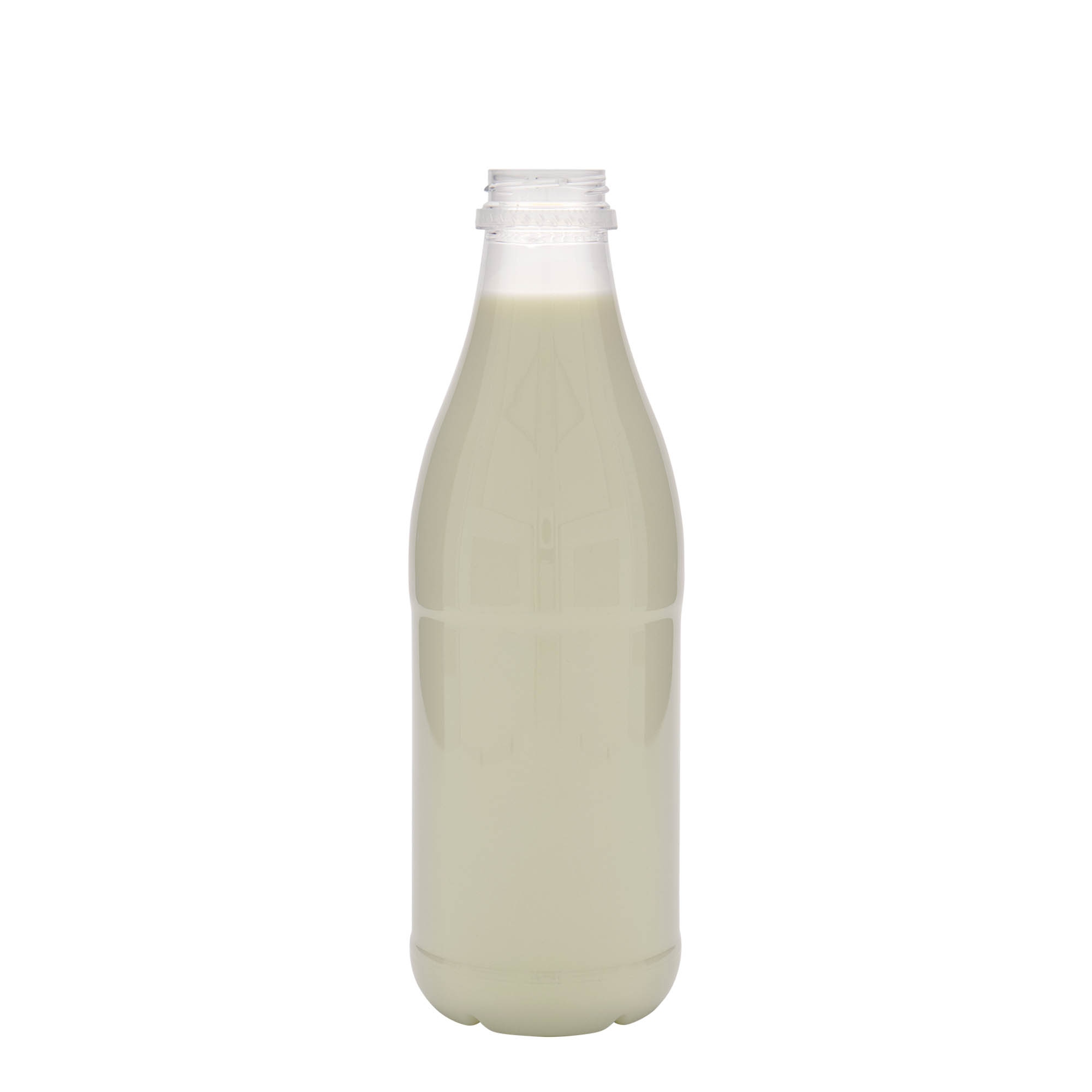 1.000 ml PET-fles 'Melk en Sap', kunststof, hals: 38 mm 1.000 ml PET-fles 'Melk en Sap', kunststof, hals: 38 mm