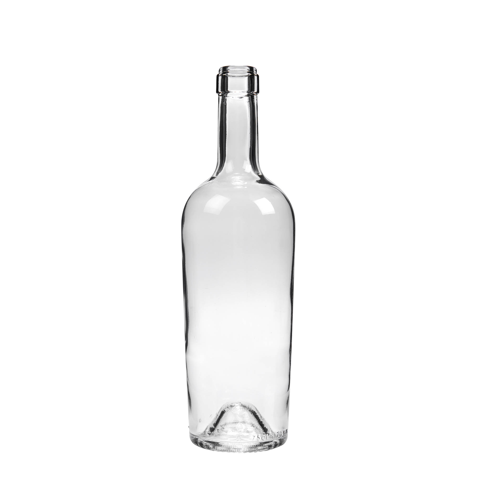 750 ml wijnfles 'Imperiale', hals: kurk