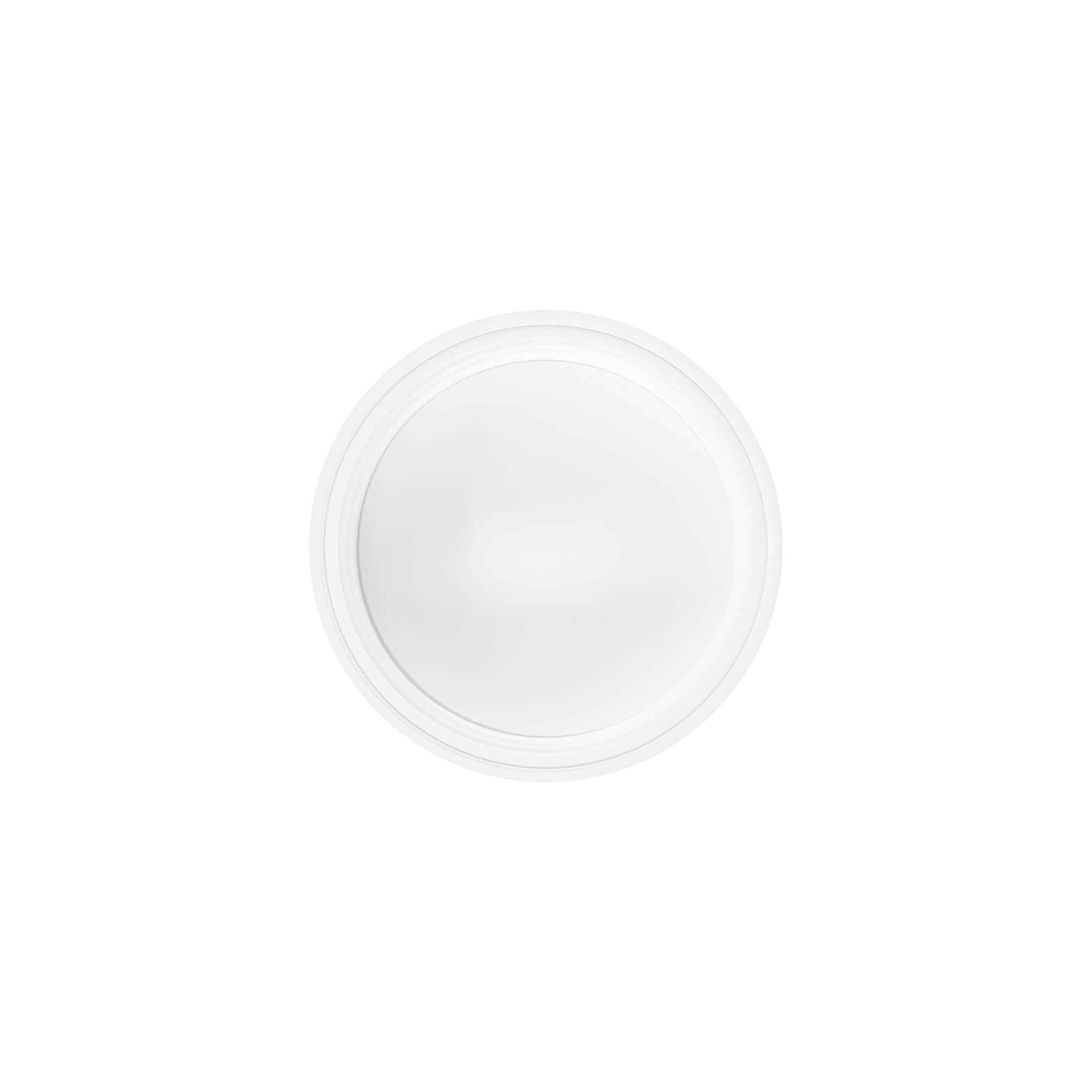 Schroefdop 50 ml, SAN-kunststof, wit