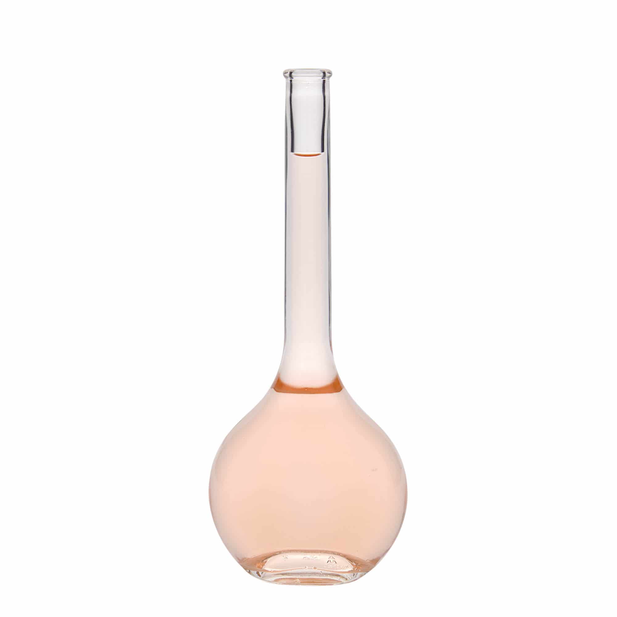 500 ml glazen fles 'Contessa', ovaal, hals: kurk