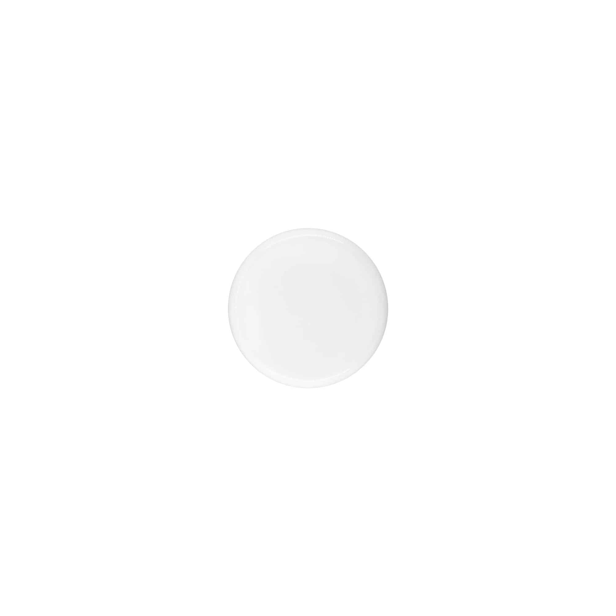 Schroefdop voor 5 ml 'Bianca', PP-kunststof, wit Schroefdop voor 5 ml 'Bianca', PP-kunststof, wit