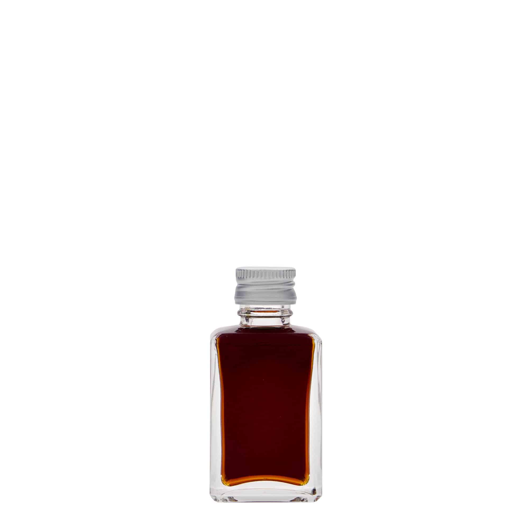 30 ml glazen fles 'Tamme', vierkant, opening: PP 18