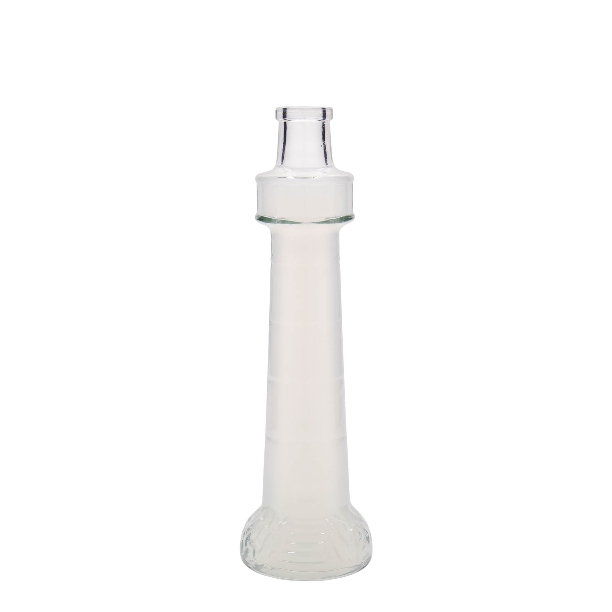 200 ml glazen fles 'Leuchtturm', opening: kurk