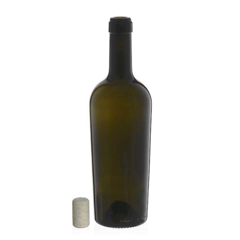 750 ml wijnfles 'Imperiale', antiekgroen, hals: kurk 750 ml wijnfles 'Imperiale', antiekgroen, hals: kurk