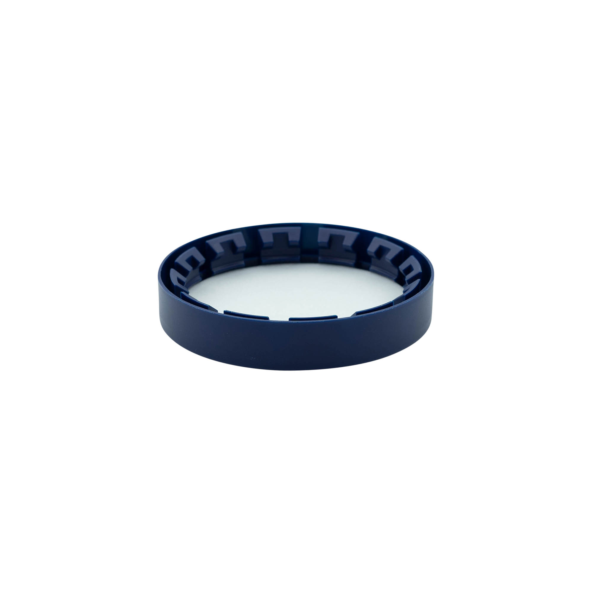 Opzetdeksel voor standaard keramische pot, HDPE-kunststof, blauw