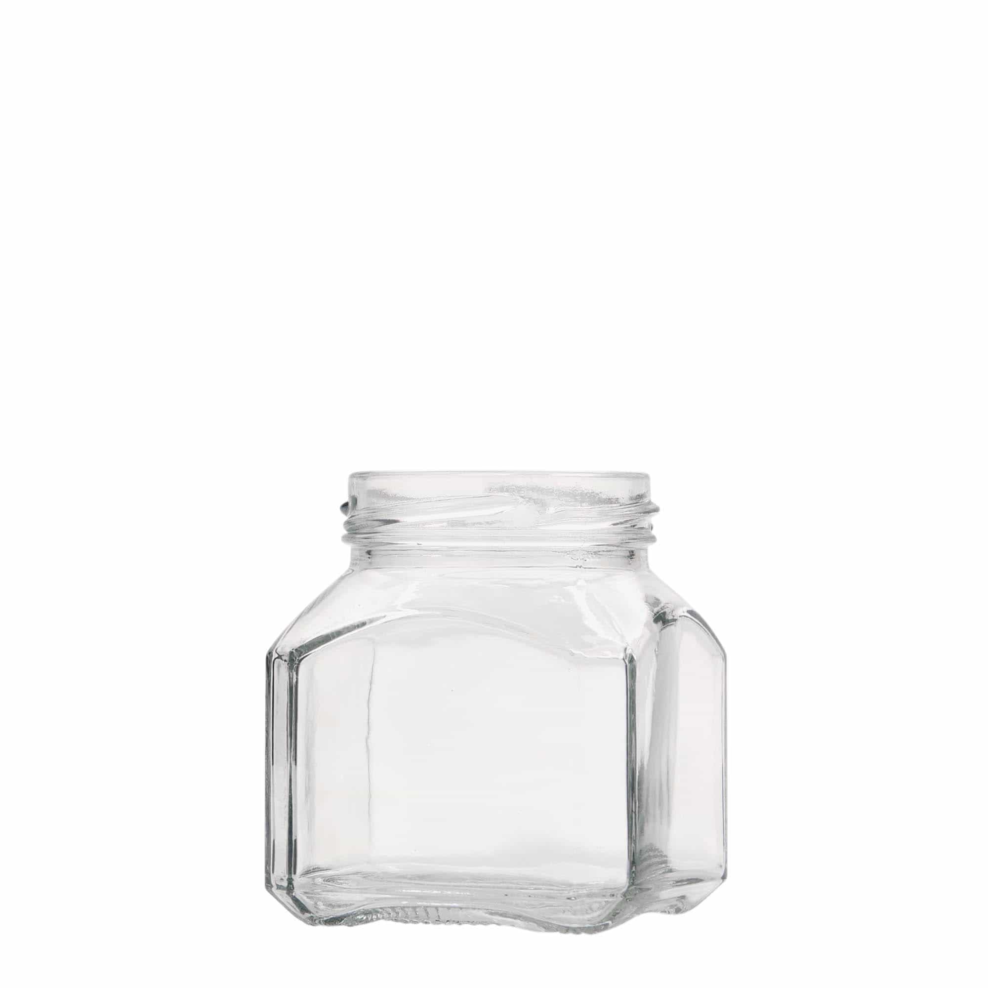 212 ml vierkantglas 'Mailand', opening: twist-off (TO 58)