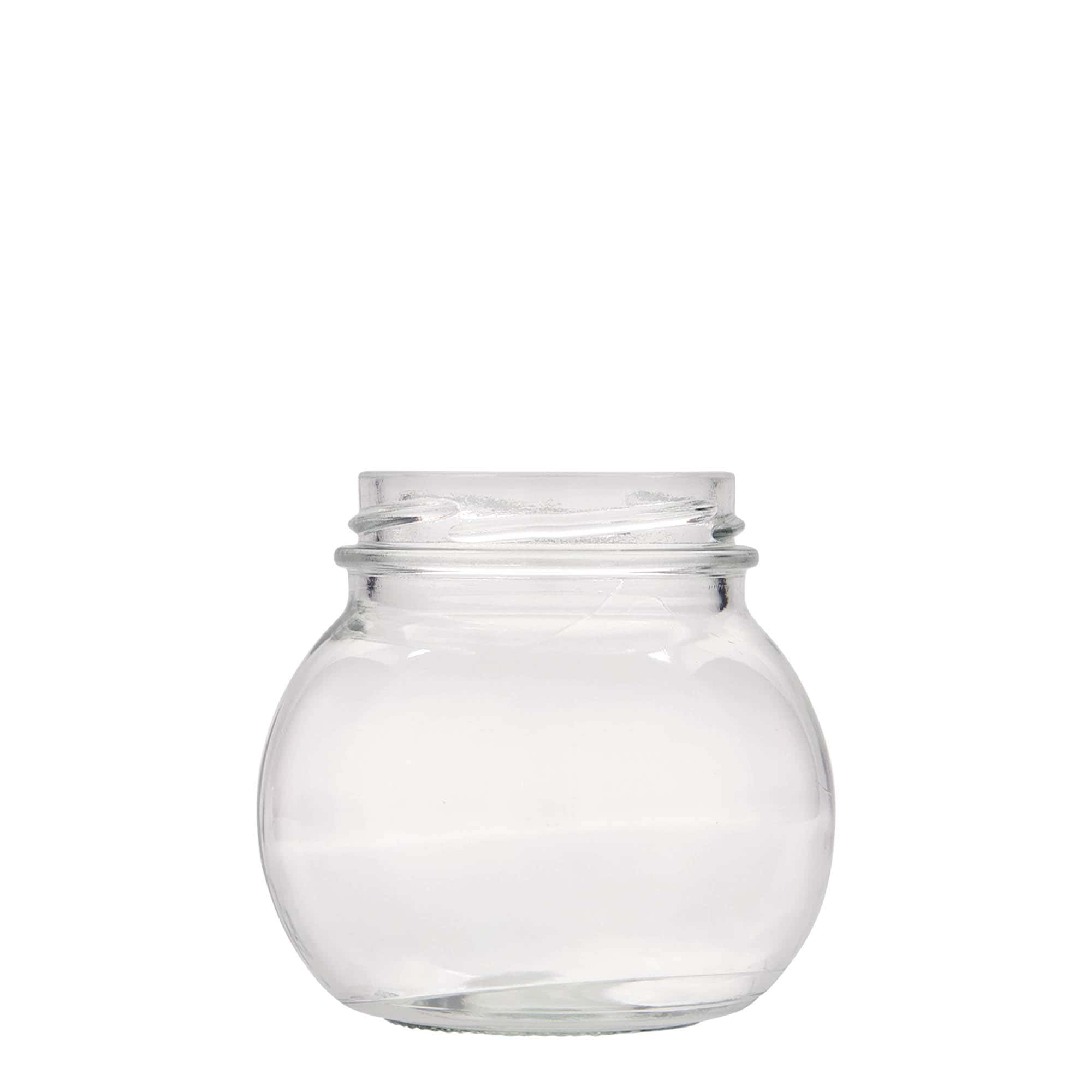 Bolvormige pot, 314 ml, monding: twist-off (TO 63) Bolvormige pot, 314 ml, monding: twist-off (TO 63)