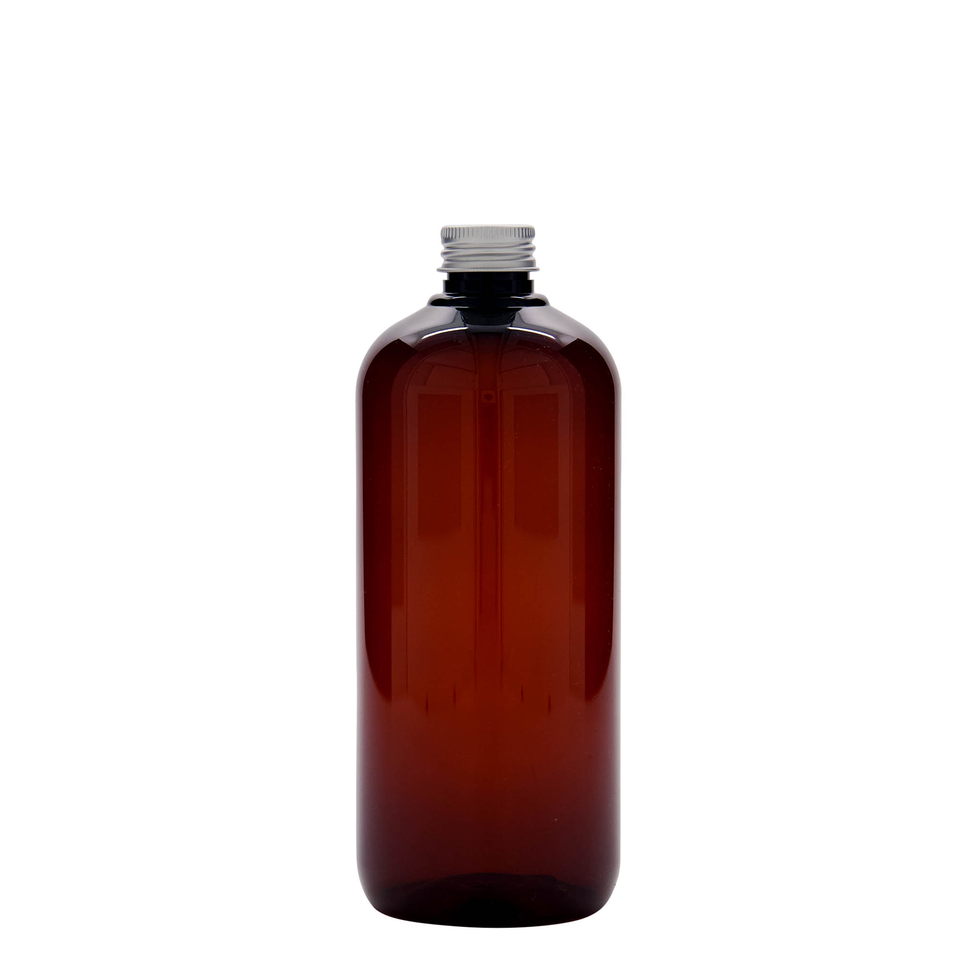 500 ml recyclebare kunststoffles 'Victor's Best', PCR, bruin, opening: 24/410