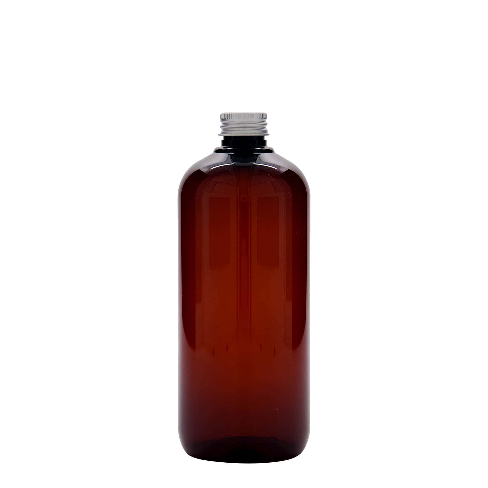 500 ml recyclebare kunststoffles 'Victor's Best', PCR, bruin, opening: 24/410