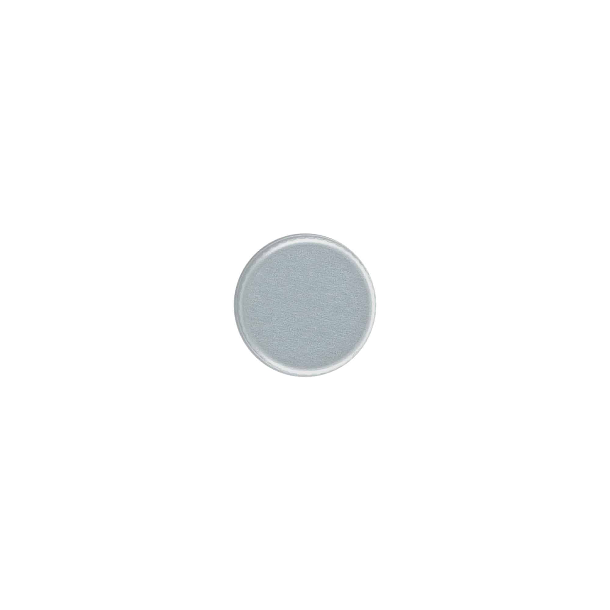 Schroefdop, metaal, zilver, voor mondstuk: PP 18 Schroefdop, metaal, zilver, voor mondstuk: PP 18