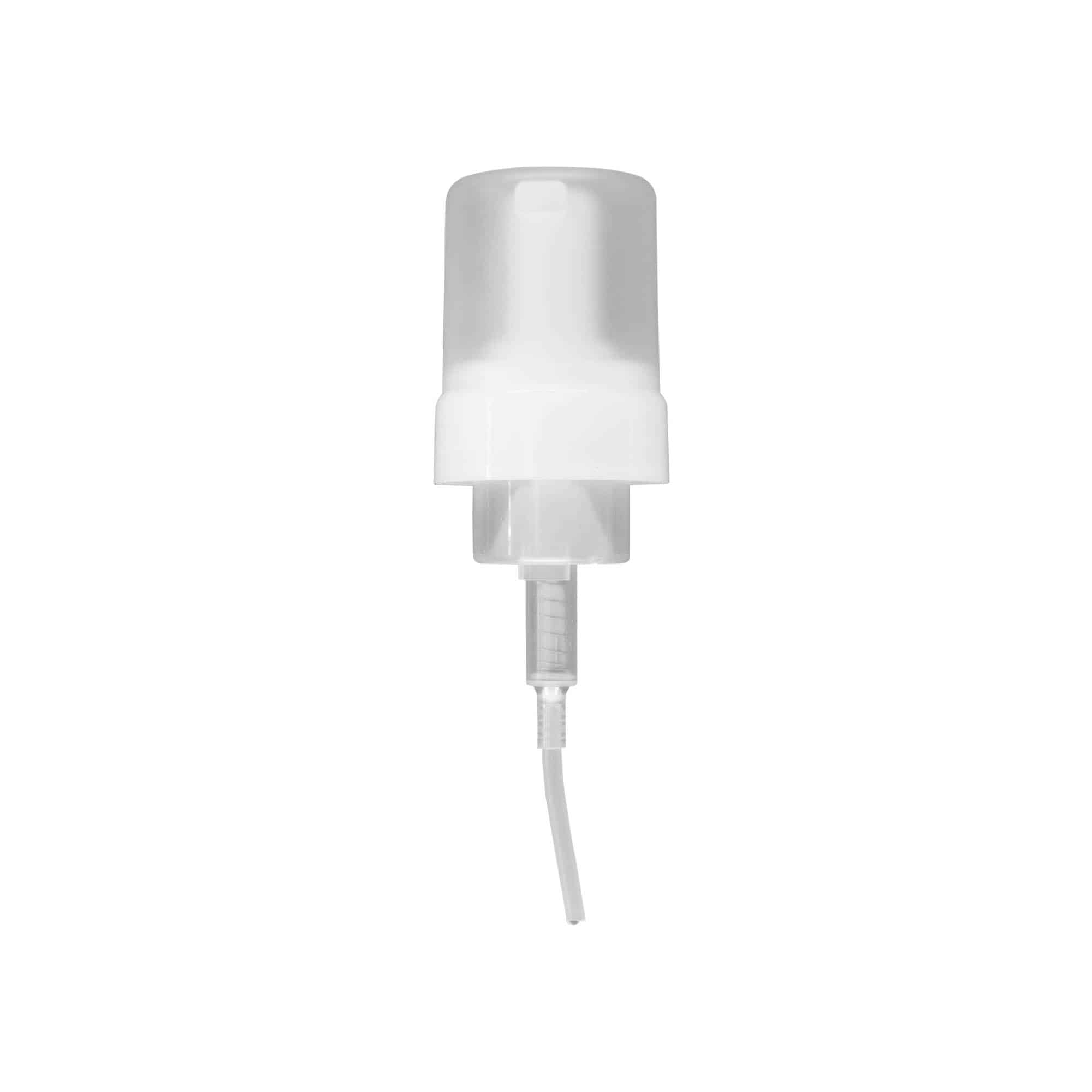 Dispenser 100 ml 'Foamer', PP-kunststof, wit, voor opening: schroefdop
