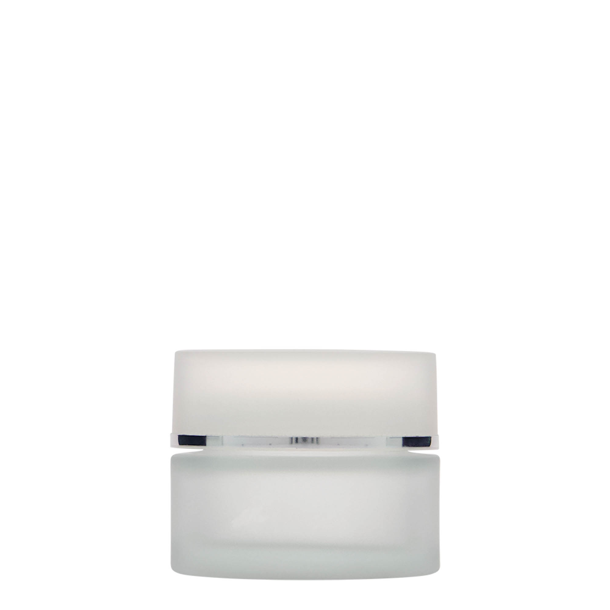 50 ml potje 'Platin Editie', glas, mat, opening: schroefdop