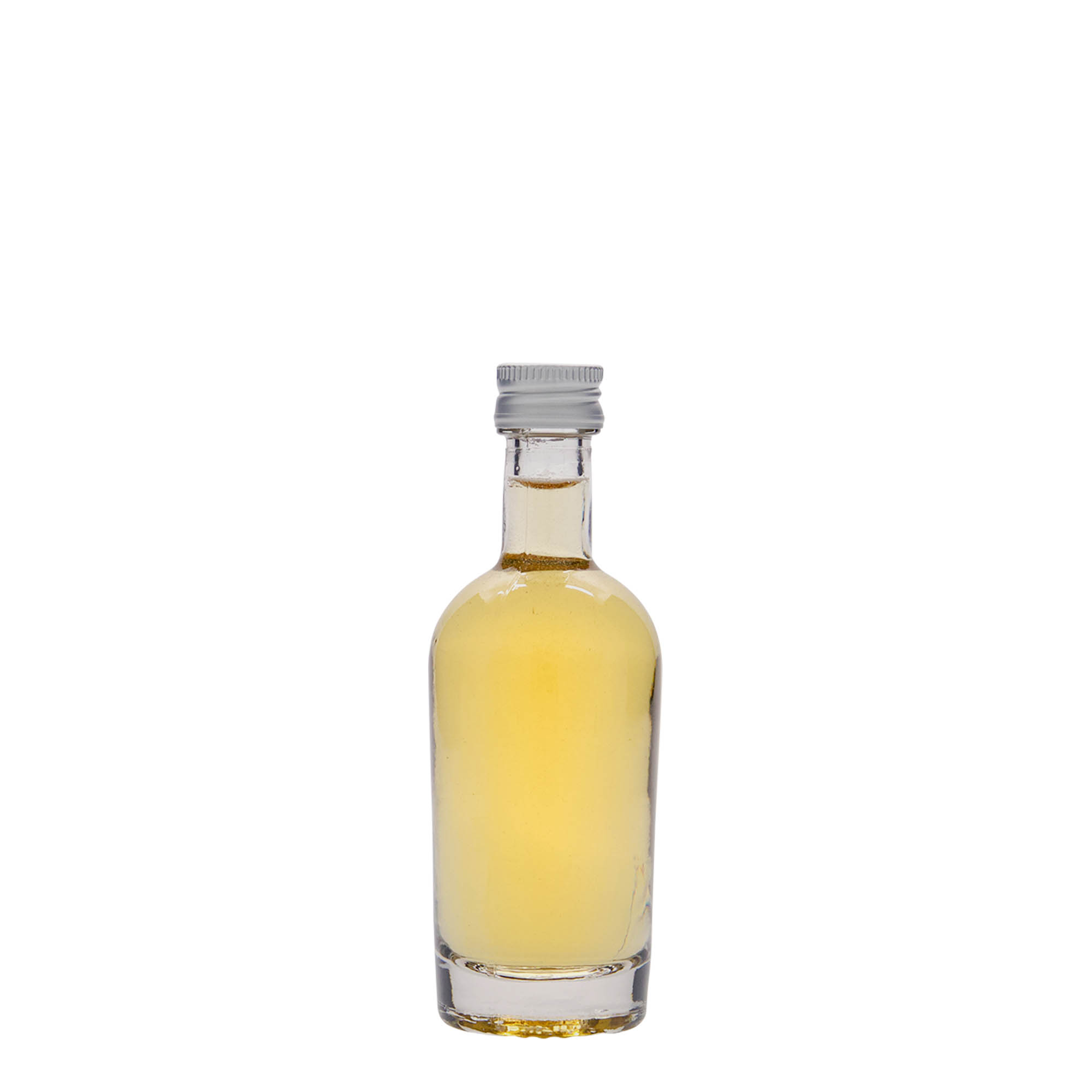 50 ml glazen fles 'Pepe', opening: PP 18 50 ml glazen fles 'Pepe', opening: PP 18