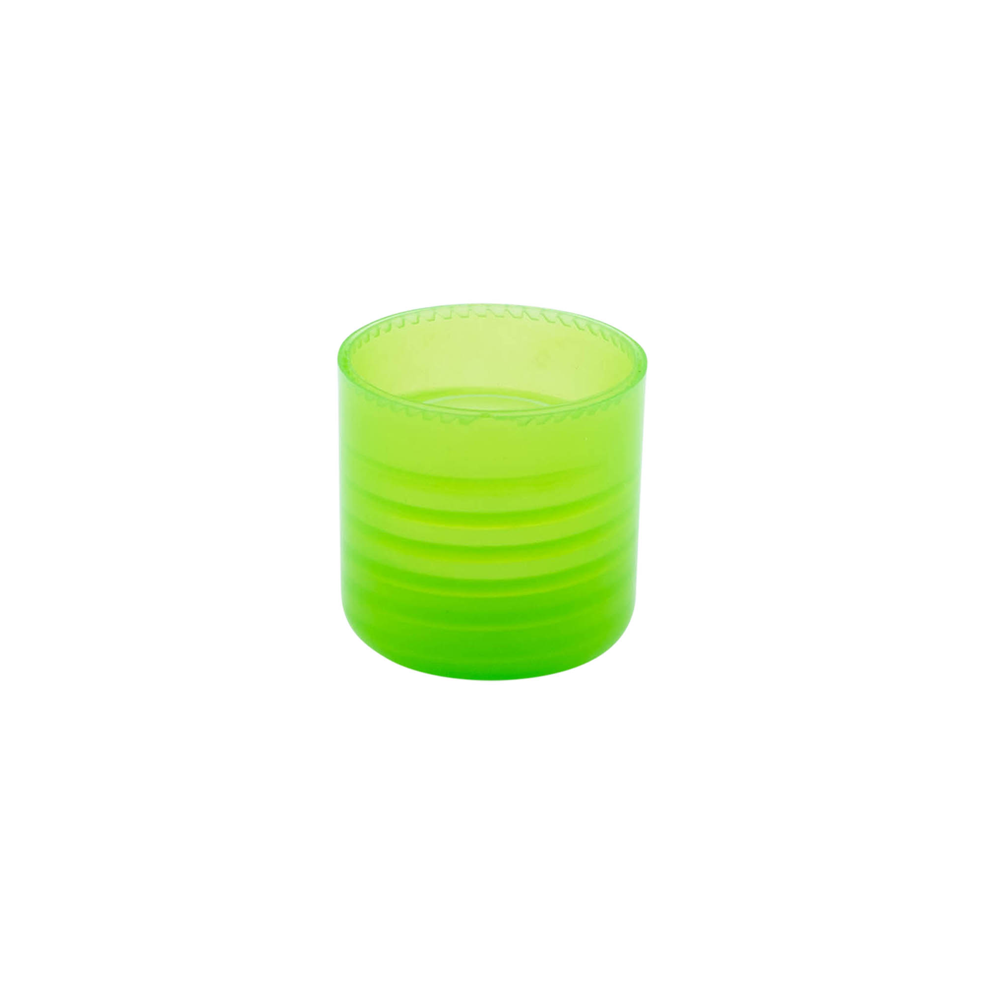 Schroefdop met spuitinzet, PP-kunststof, groen, voor mondstuk: 24/410 Schroefdop met spuitinzet, PP-kunststof, groen, voor mondstuk: 24/410