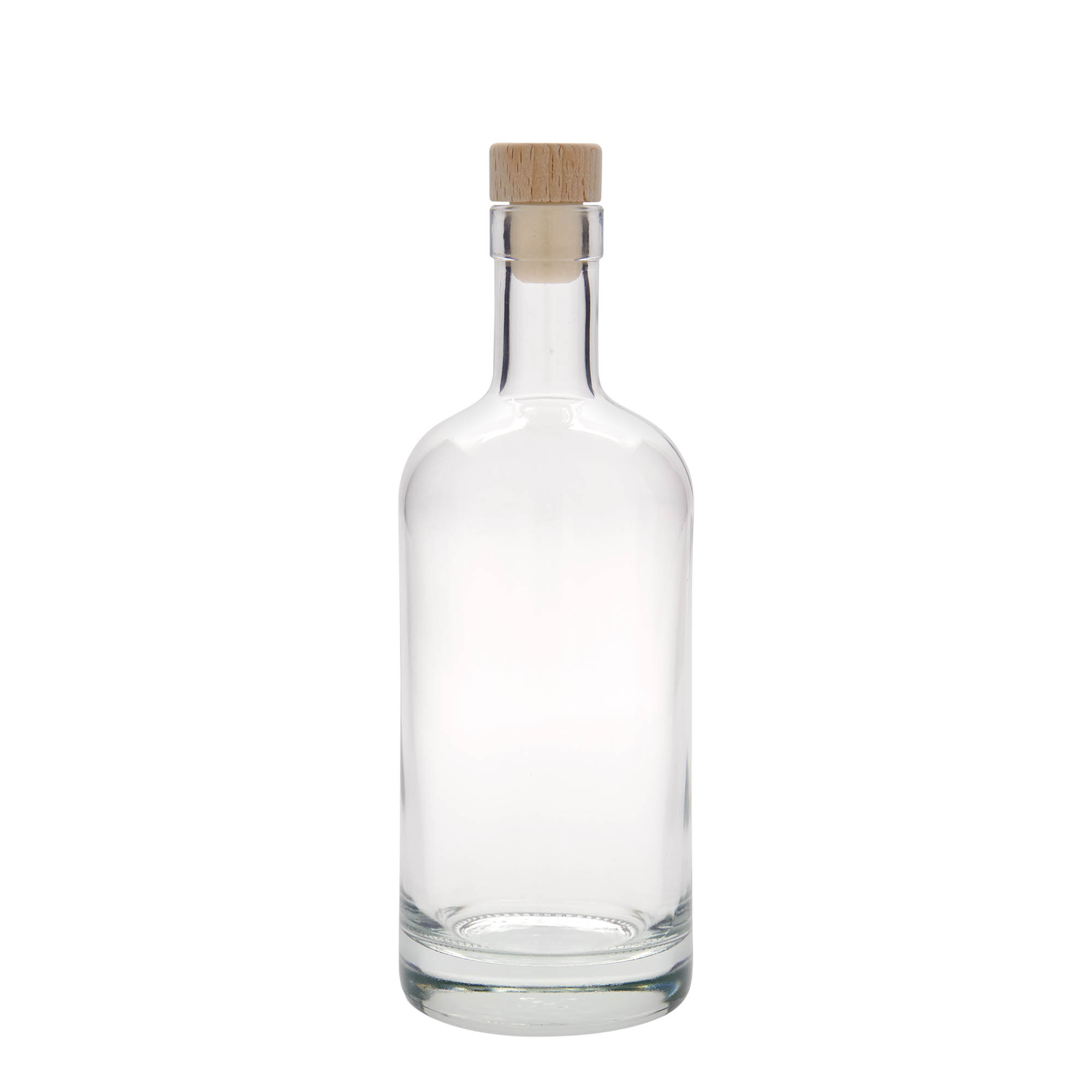 500 ml glazen fles 'Linea Uno', hals: kurk