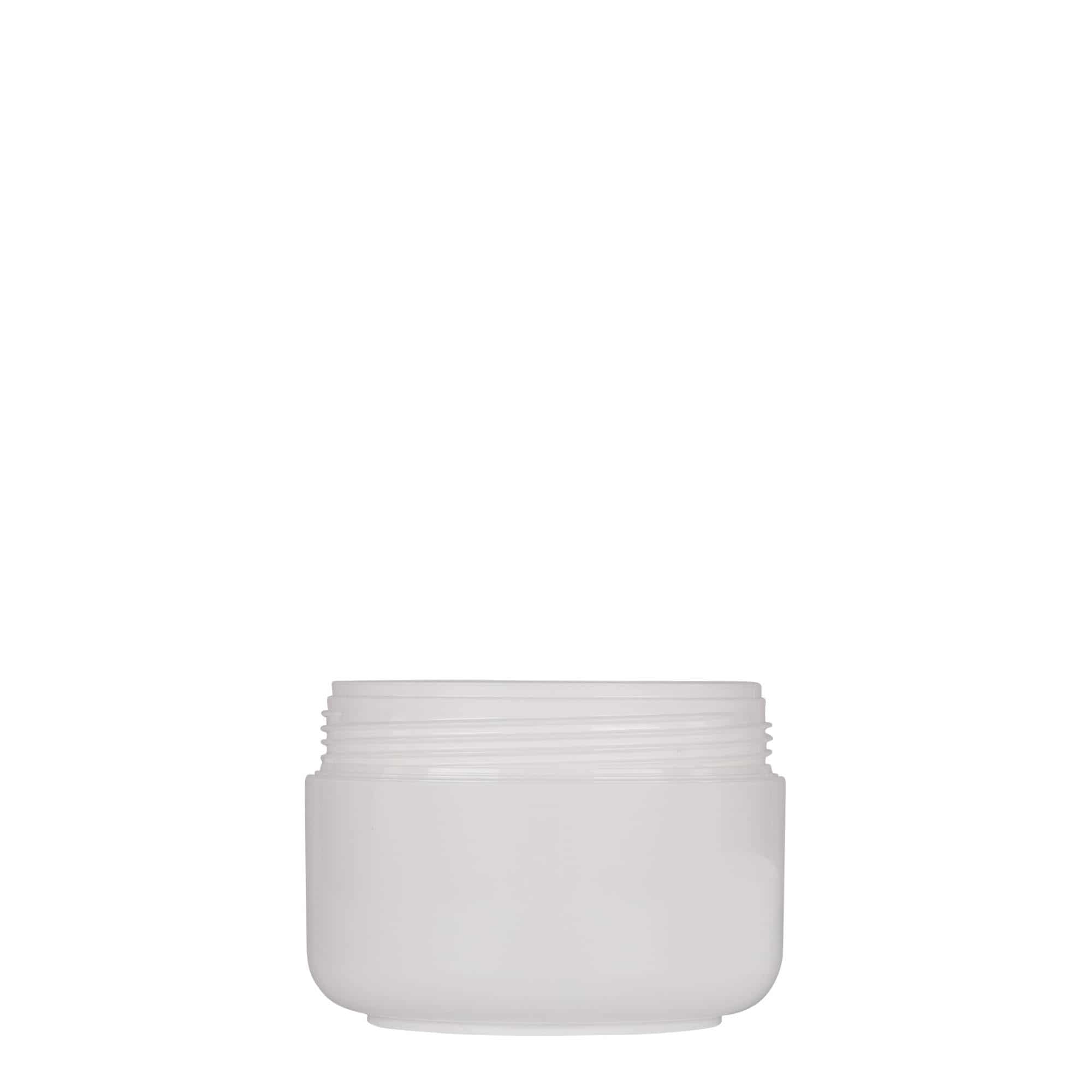 Plastic pot 'Bianca', 150 ml, PP, wit, monding: schroefsluiting Plastic pot 'Bianca', 150 ml, PP, wit, monding: schroefsluiting