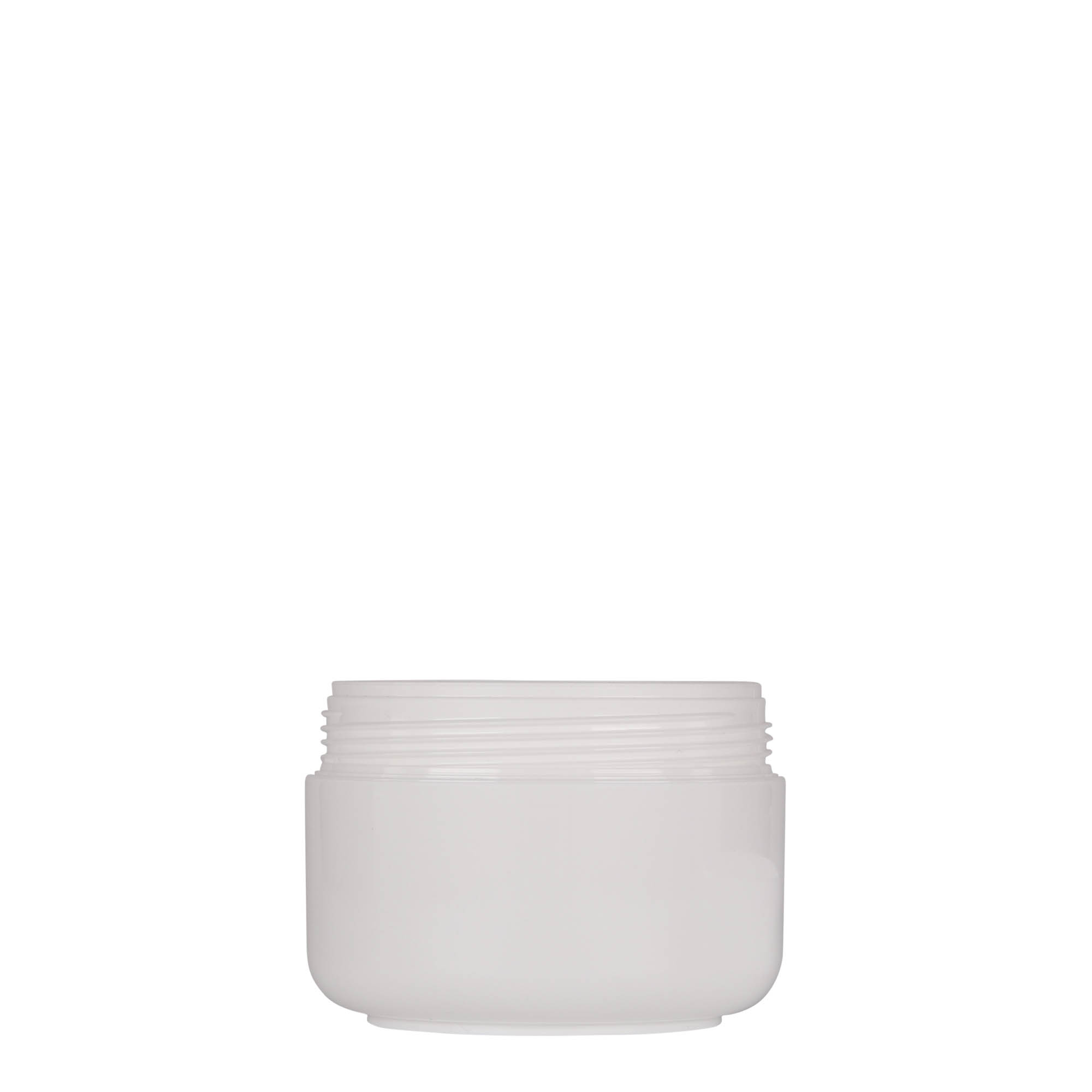 150 ml kunststofpot 'Bianca', PP, wit, opening: schroefdop