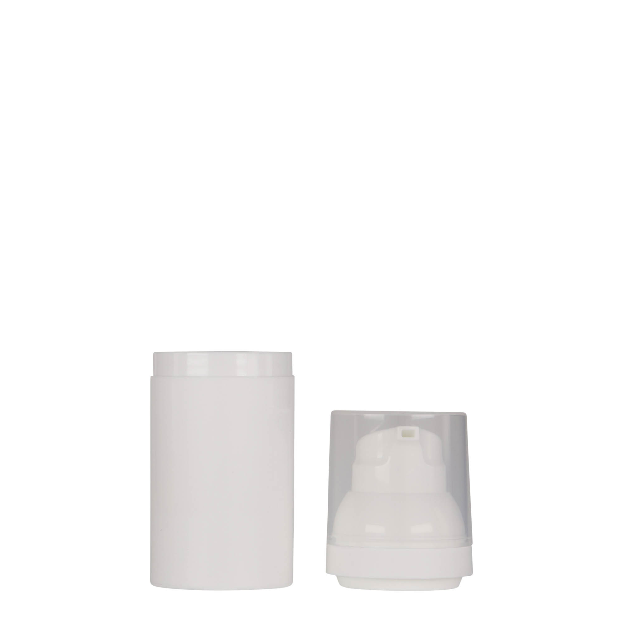 30 ml Airless Dispenser 'Mezzo', PP-kunststof, wit 30 ml Airless Dispenser 'Mezzo', PP-kunststof, wit