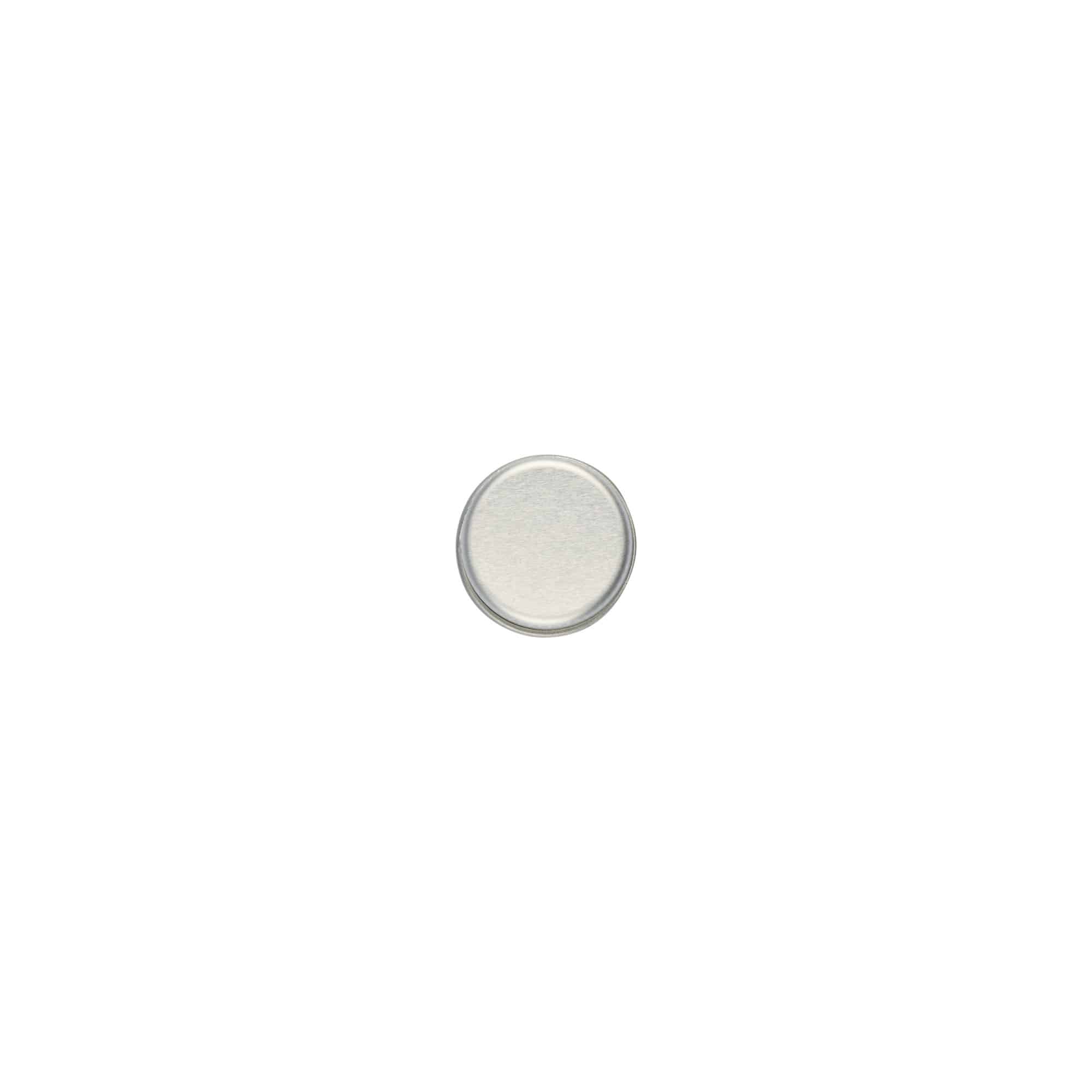 Schroefdop, metaal, zilver, voor opening: 20/410