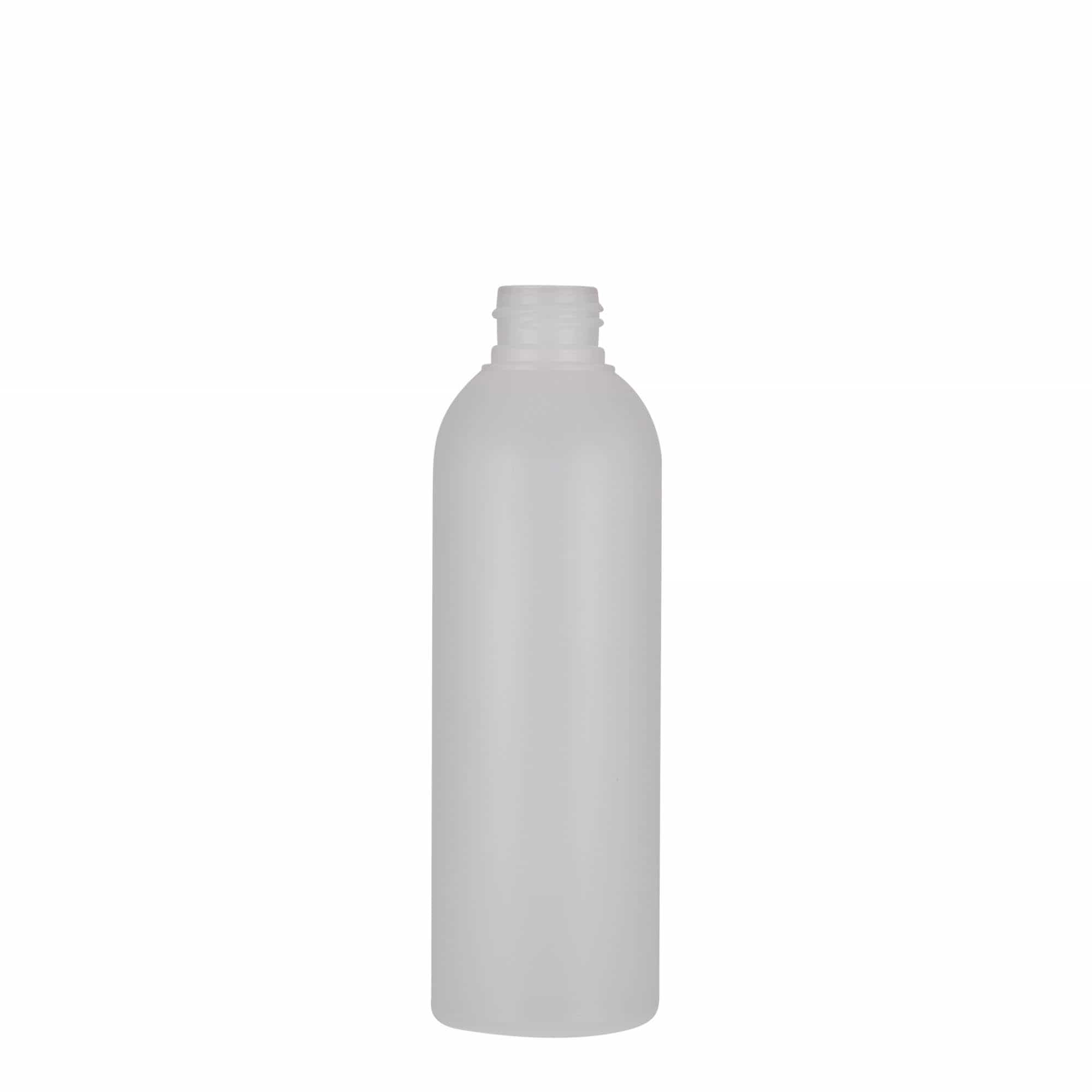 200 ml kunststoffles 'Tuffy', HDPE, natuur, opening: 24/410