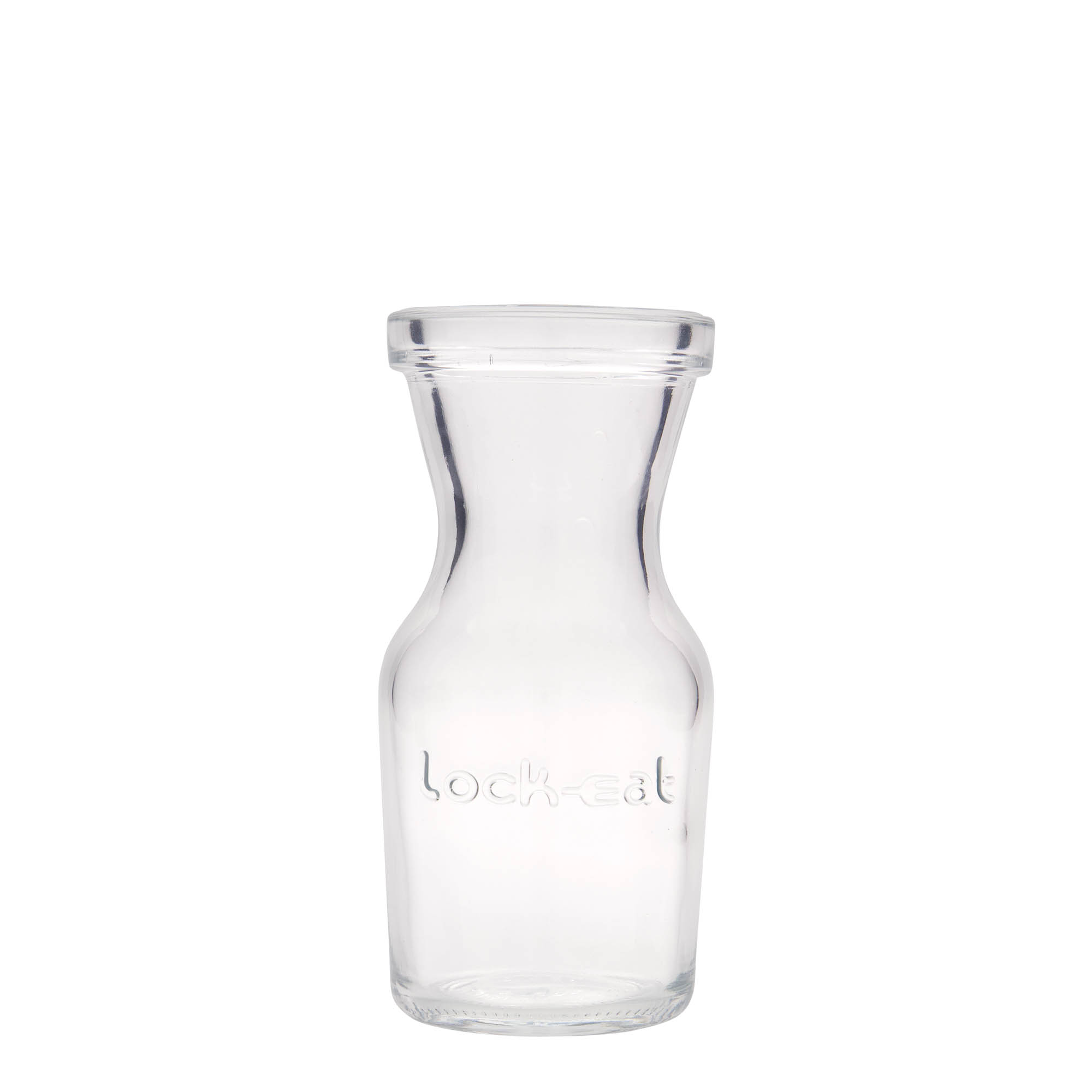 250 ml glazen karaf 'Lock-Eat', mondstuk: draadsluiting