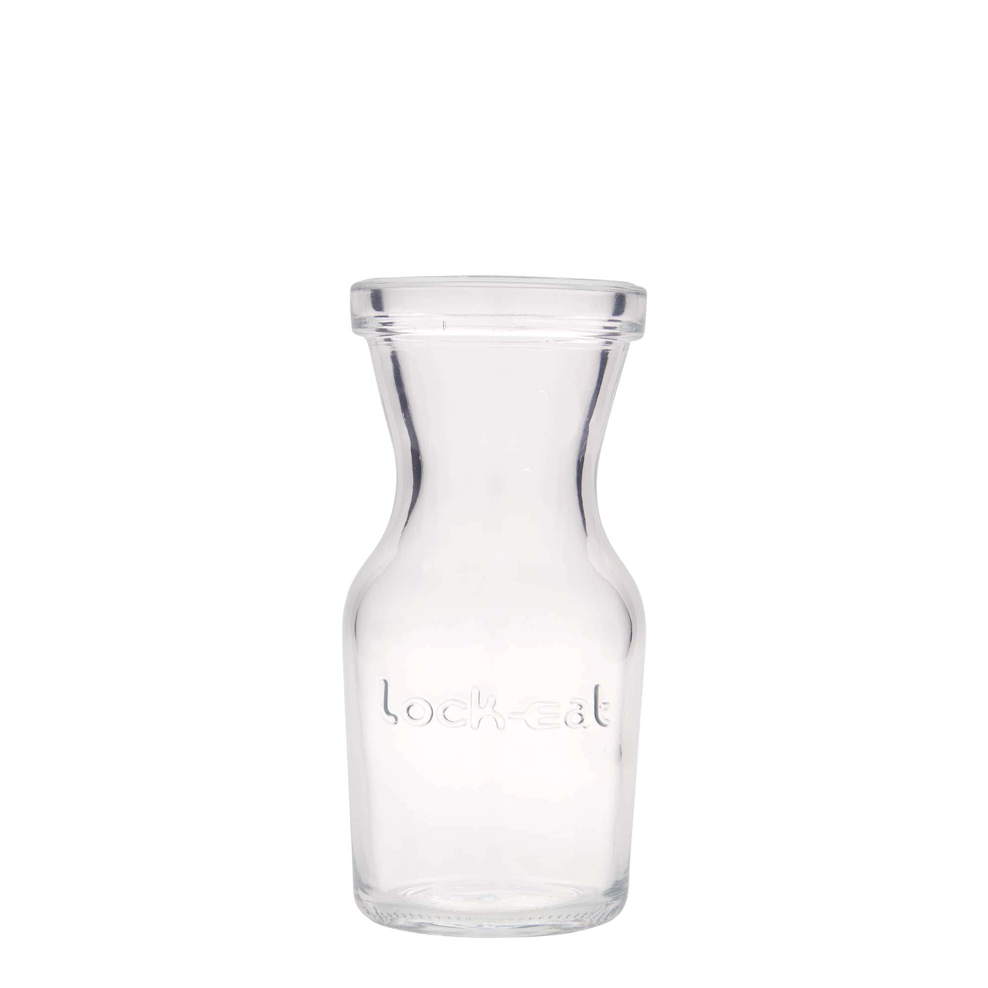 250 ml glazen karaf 'Lock-Eat', mondstuk: draadsluiting