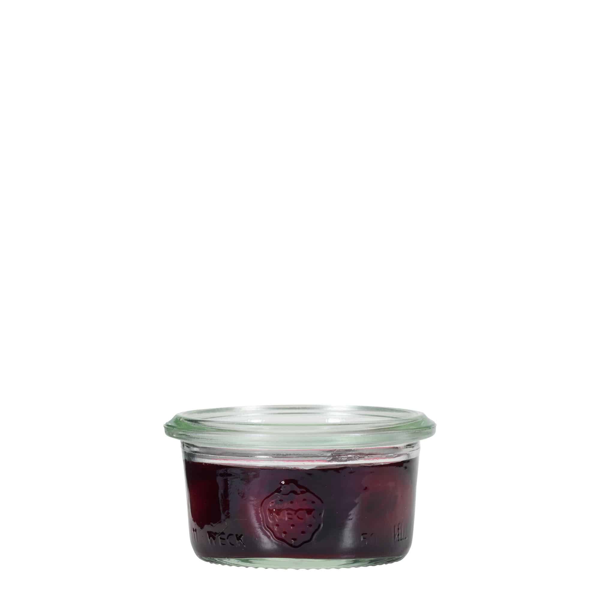 WECK-stortglas, 50 ml, monding: ronde rand