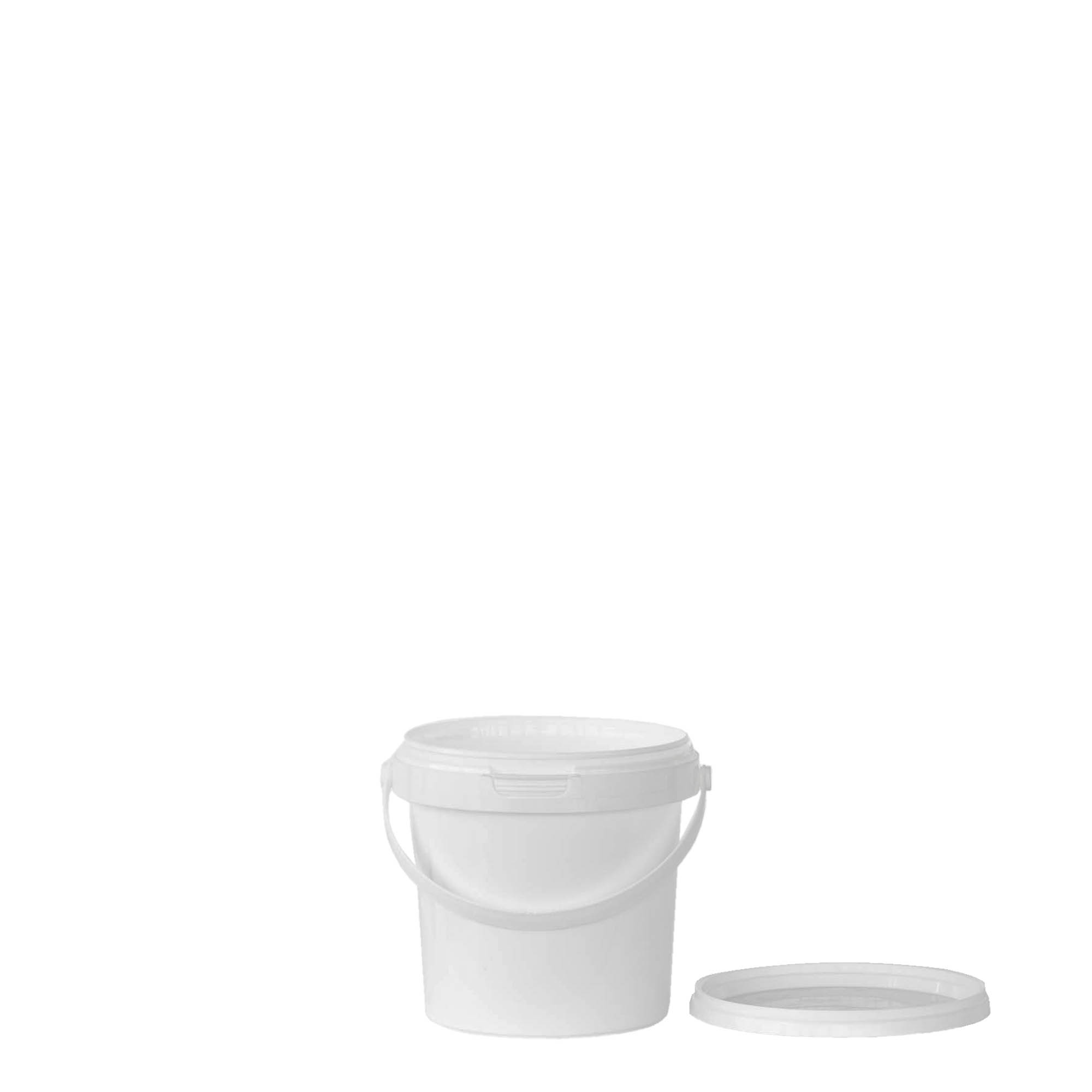 0,6 l emmer, PP-kunststof, wit 0,6 l emmer, PP-kunststof, wit