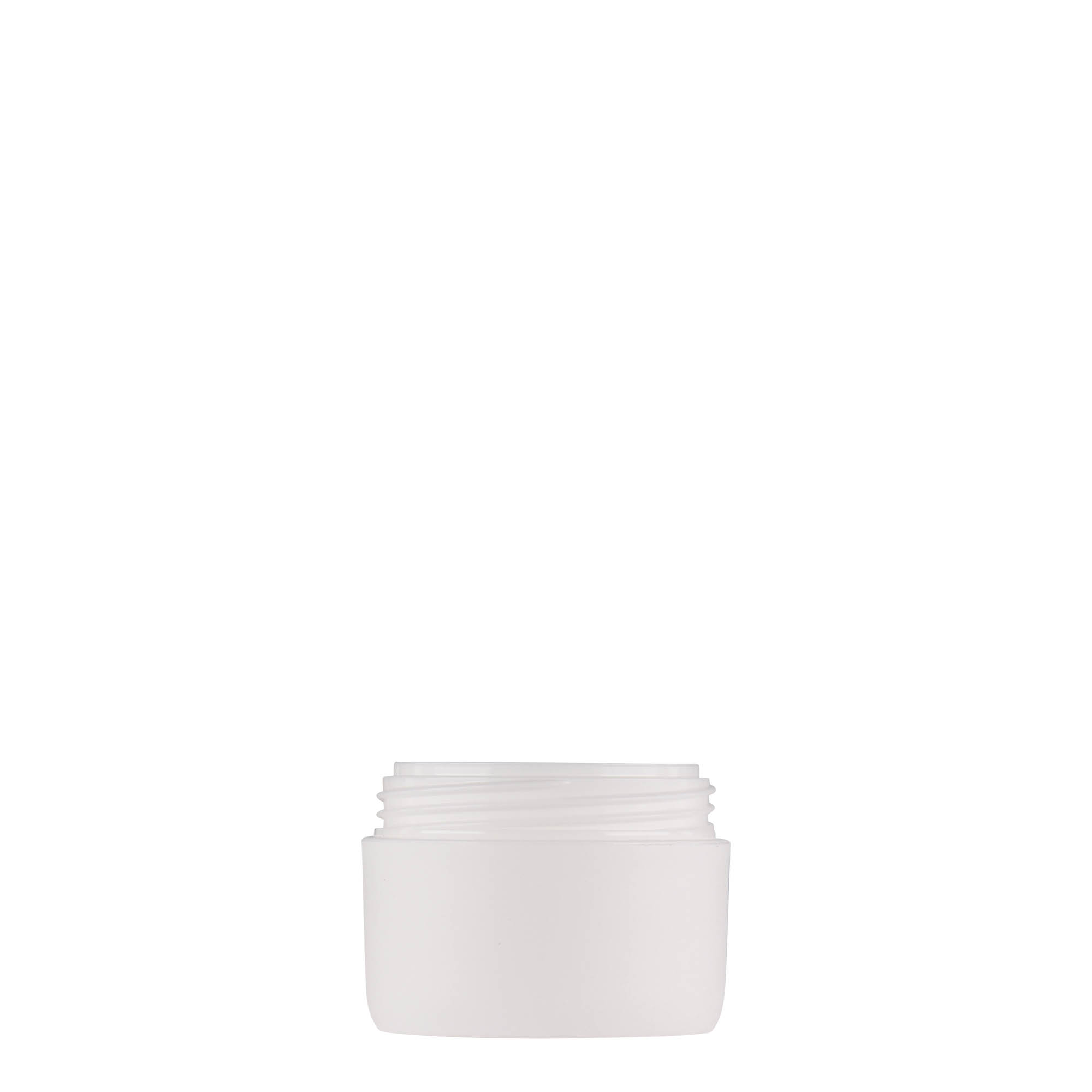 10 ml kunststofflesje 'Antonella', PP, wit, opening: schroefdop