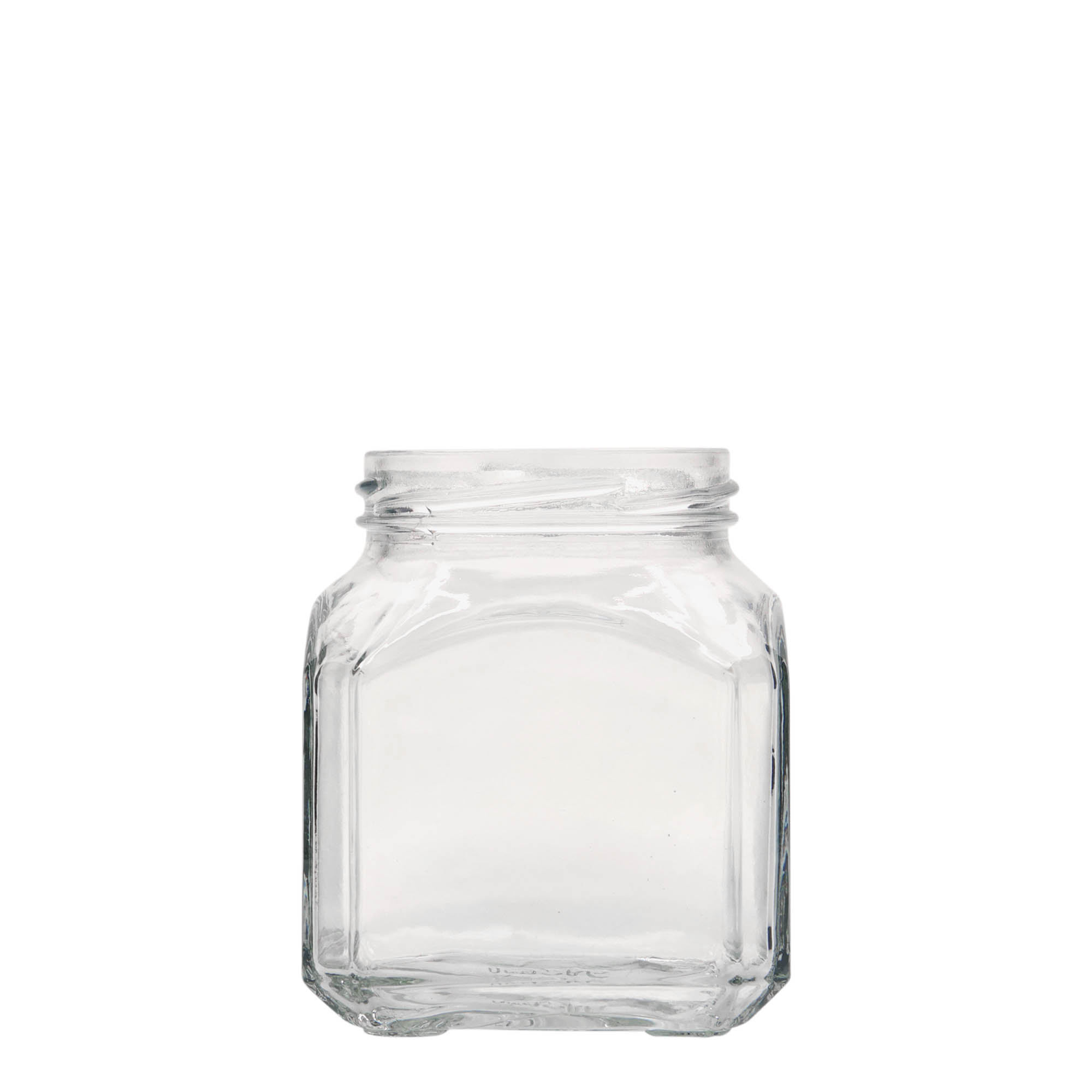 314 ml Vierkantglas 'Mailand', monding: Twist-Off (TO 63) 314 ml Vierkantglas 'Mailand', monding: Twist-Off (TO 63)