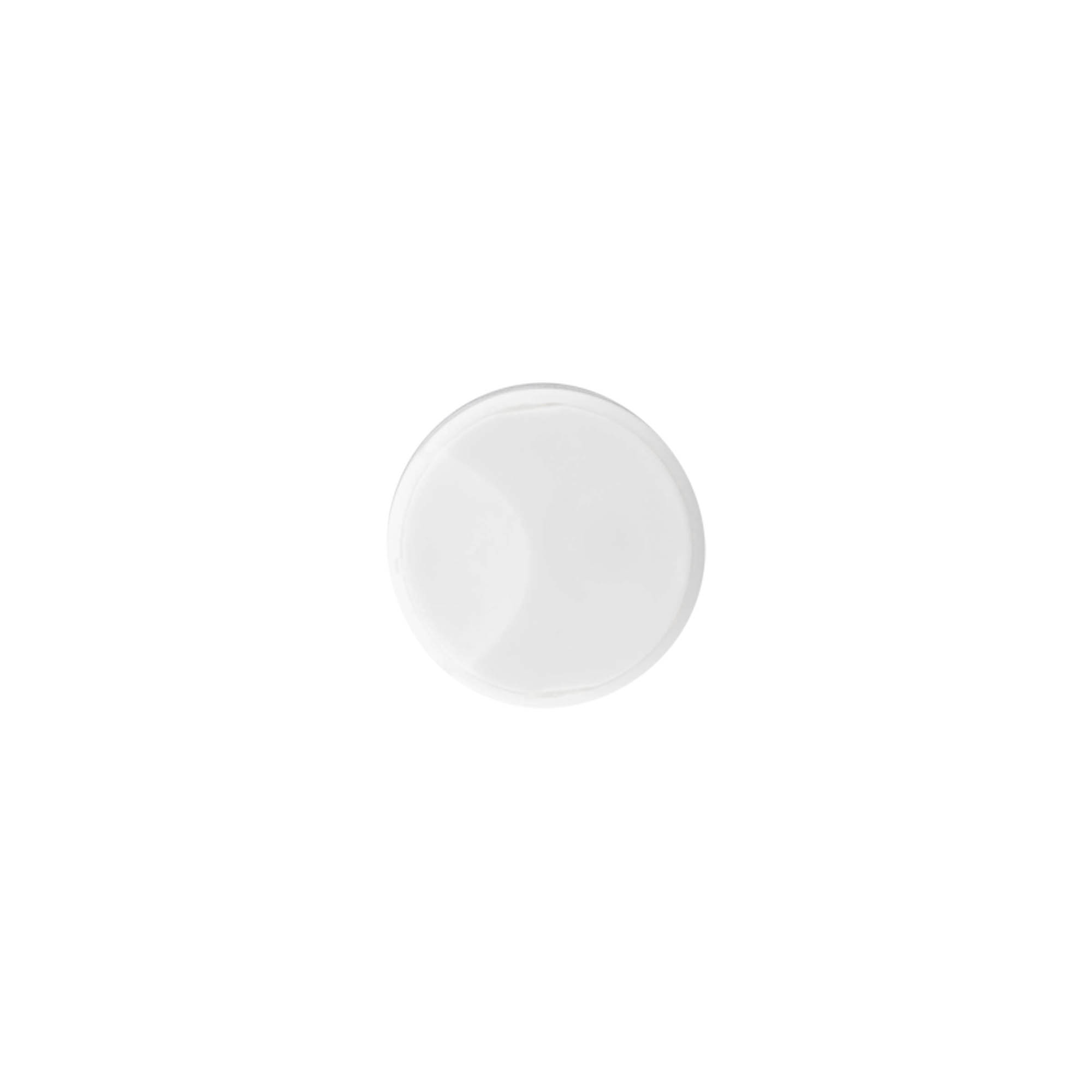 Schroefdop Disc Top, PP-kunststof, wit, voor opening: 24/410
