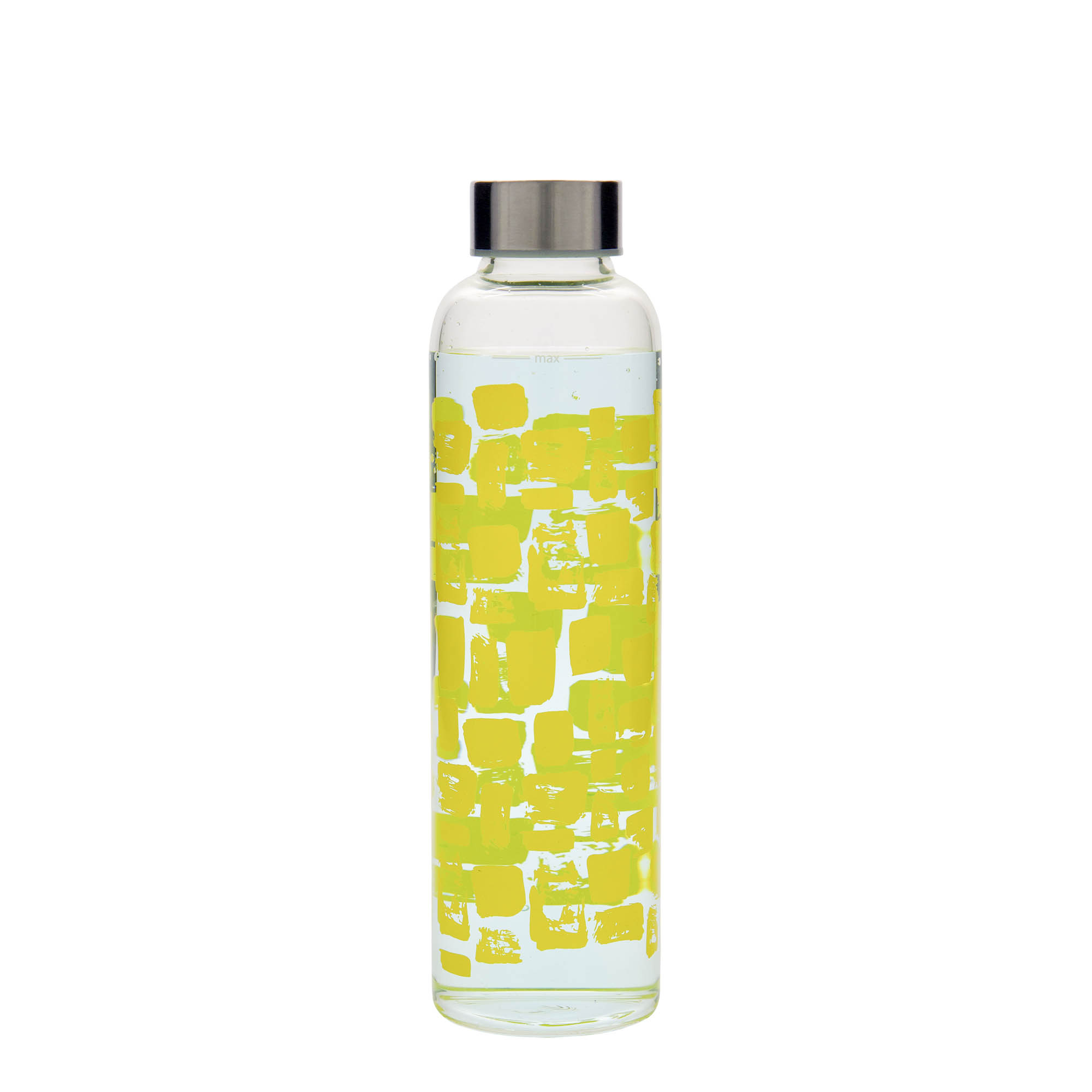 500 ml drinkfles 'Perseus - Gele Rechthoeken', opening: schroefdop