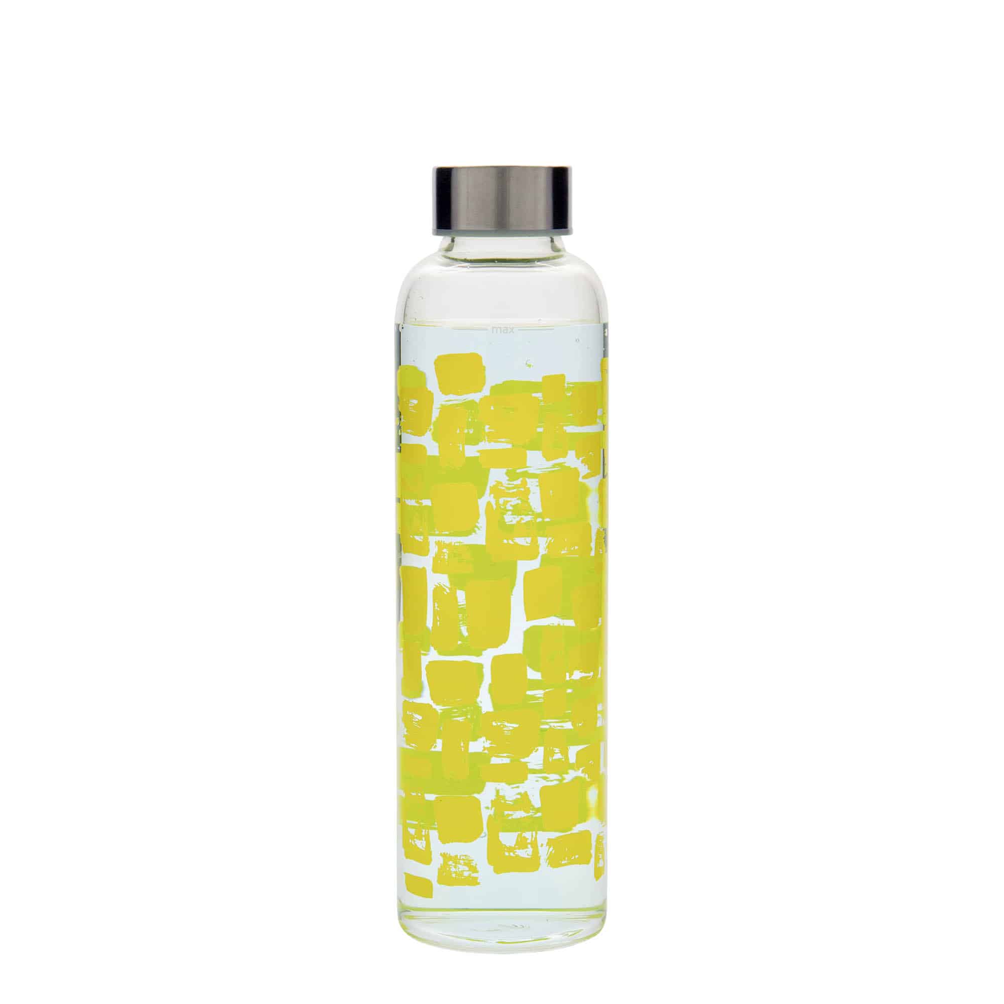 500 ml drinkfles 'Perseus - Gele Rechthoeken', opening: schroefdop