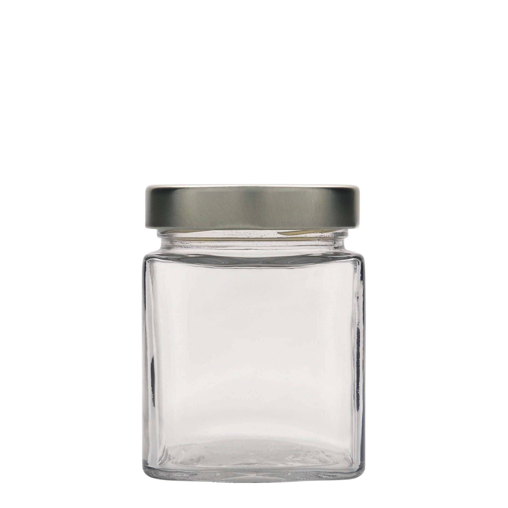 314 ml Vierkantglas 'Ikarus', opening: Deep-Twist-Off (DTO 70)