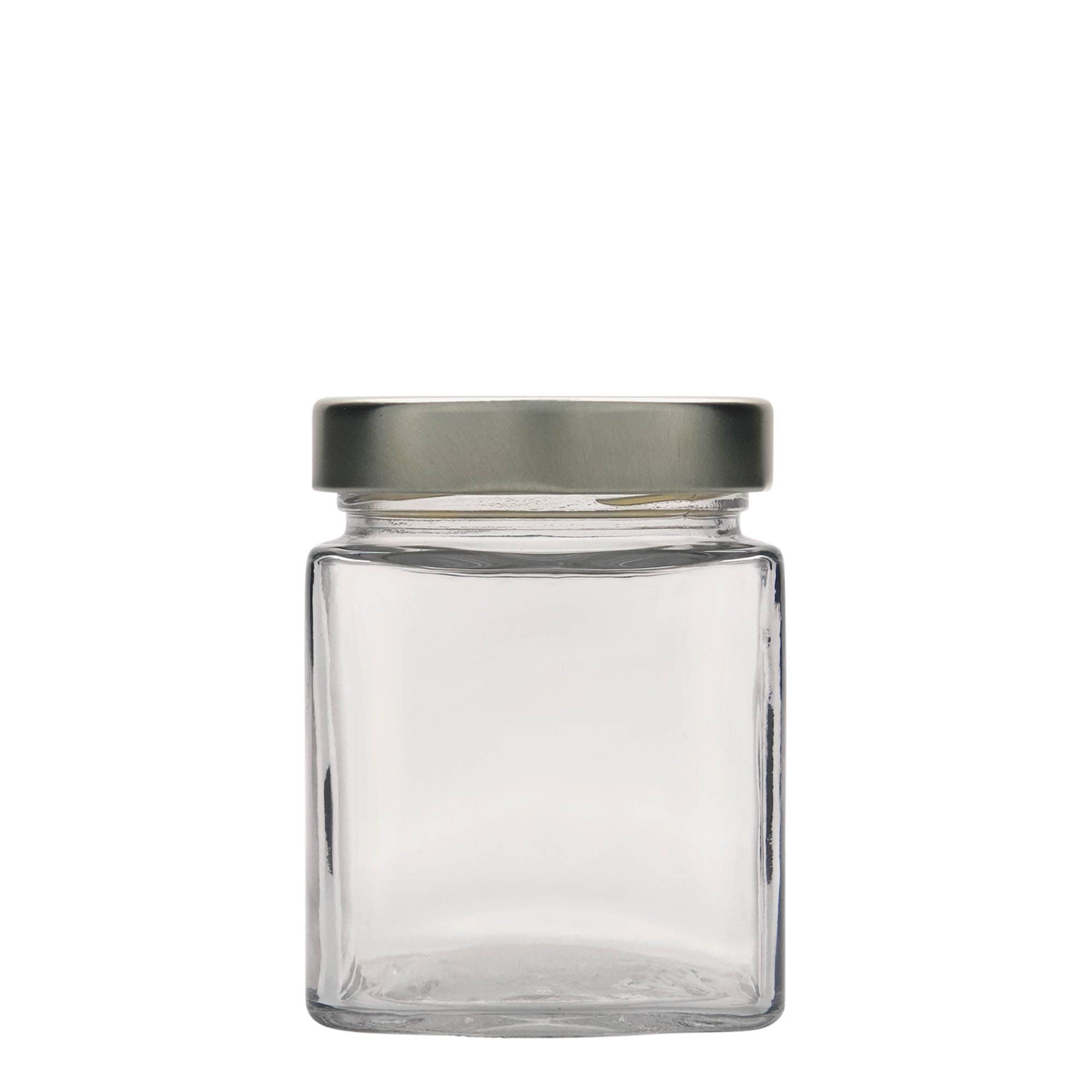 314 ml Vierkantglas 'Ikarus', opening: Deep-Twist-Off (DTO 70)
