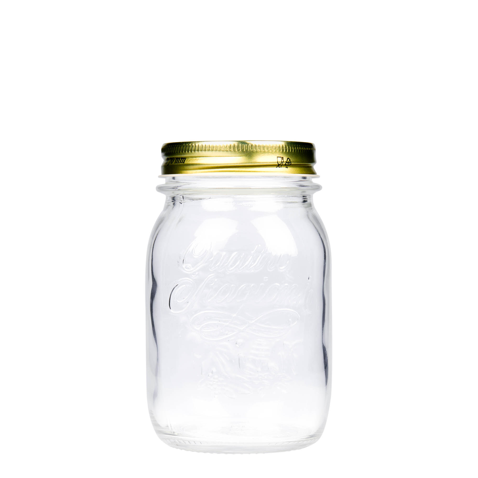 500 ml glas 'Quattro Stagioni', opening: schroefdop 500 ml glas 'Quattro Stagioni', opening: schroefdop