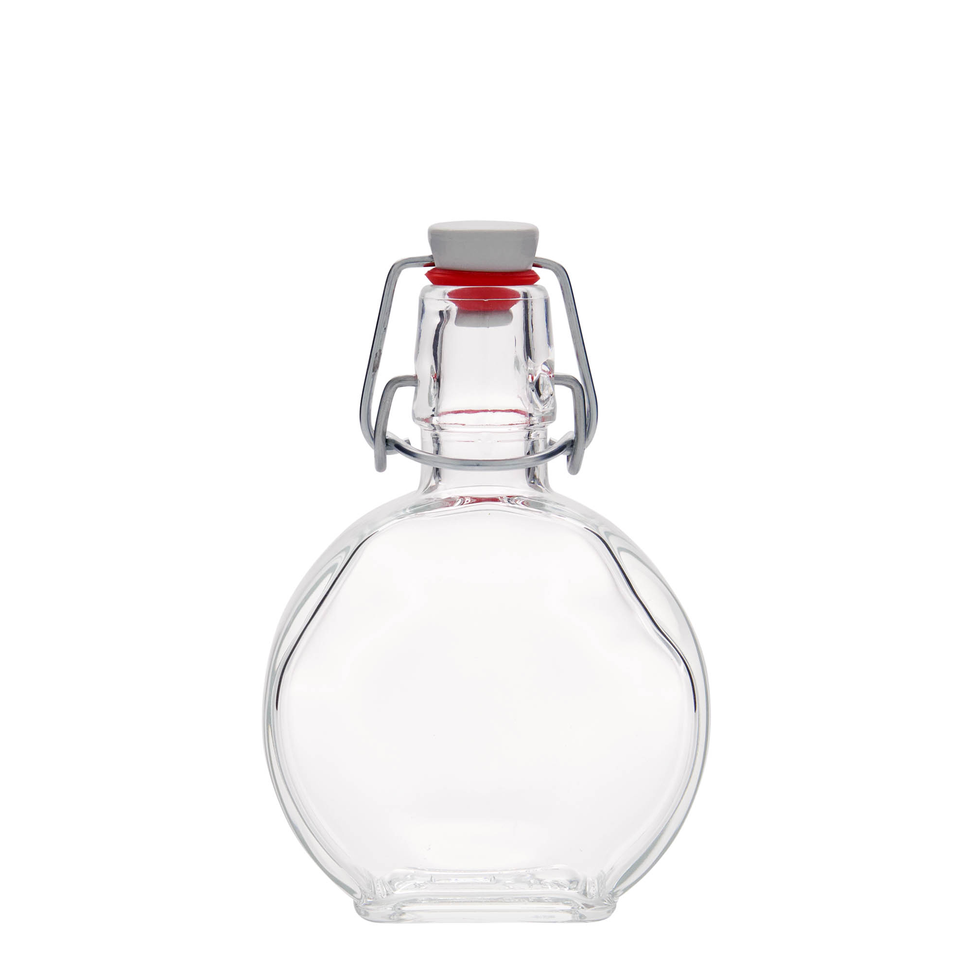 200 ml glazen fles 'Sensatione', rechthoekig, opening: beugelstop 200 ml glazen fles 'Sensatione', rechthoekig, opening: beugelstop