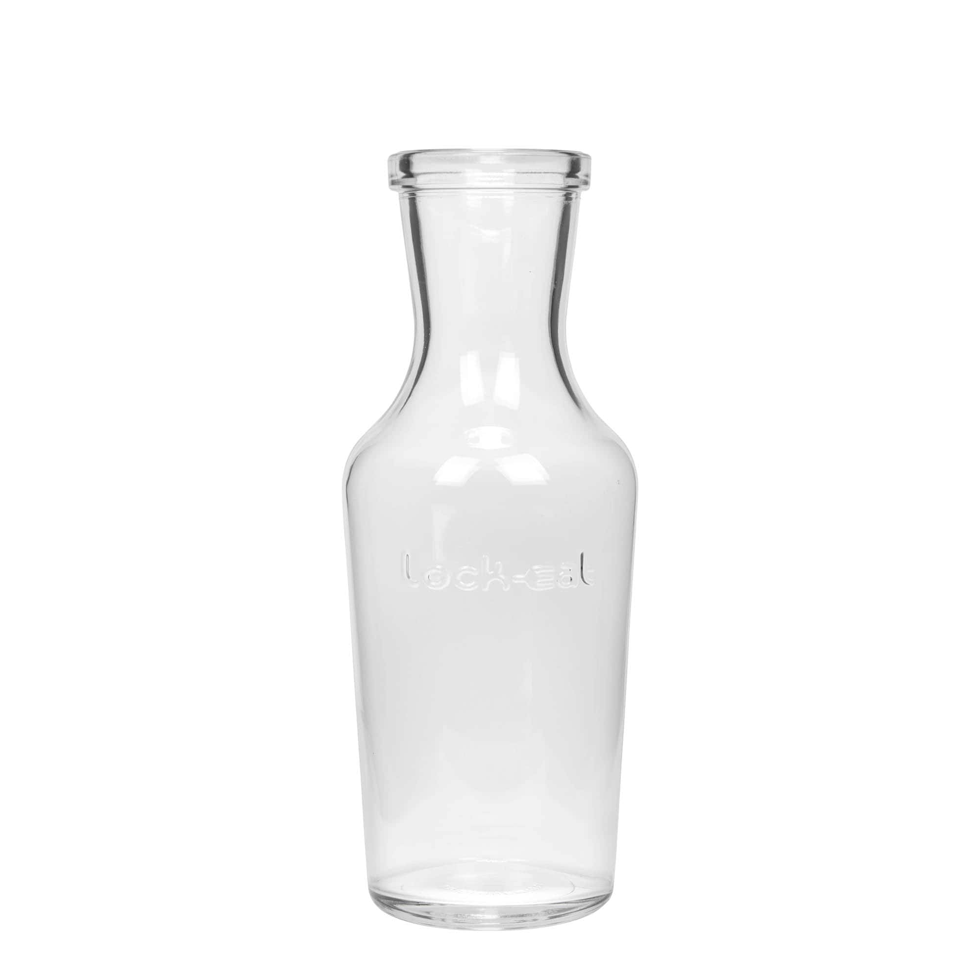1.000 ml glazen karaf 'Lock-Eat', mondstuk: draadsluitingsbeugel 1.000 ml glazen karaf 'Lock-Eat', mondstuk: draadsluitingsbeugel