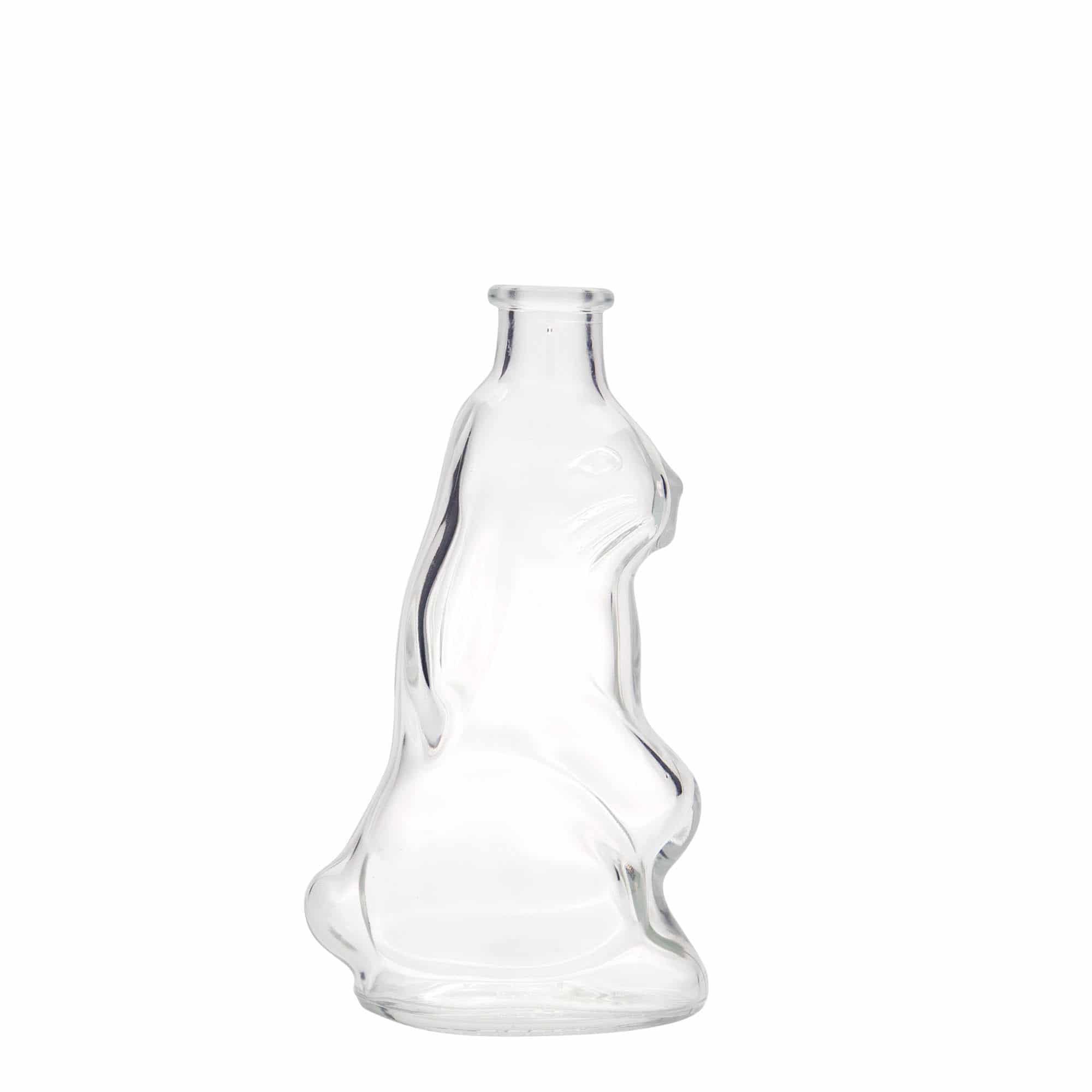 Glazen fles 'Haas', 200 ml, monding: kurk Glazen fles 'Haas', 200 ml, monding: kurk