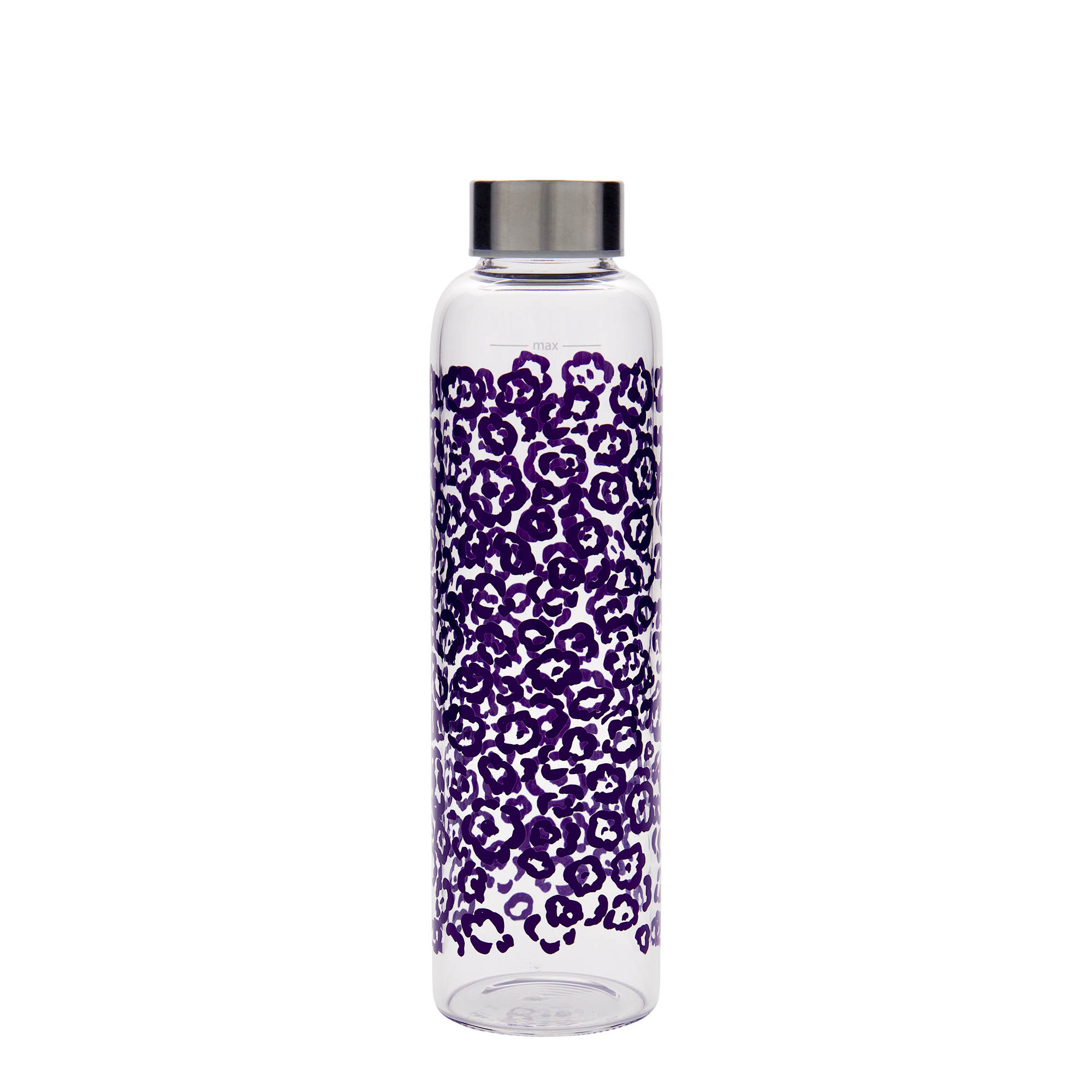 500 ml drinkfles 'Perseus - Paarse bloemen', opening: schroefdop 500 ml drinkfles 'Perseus - Paarse bloemen', opening: schroefdop