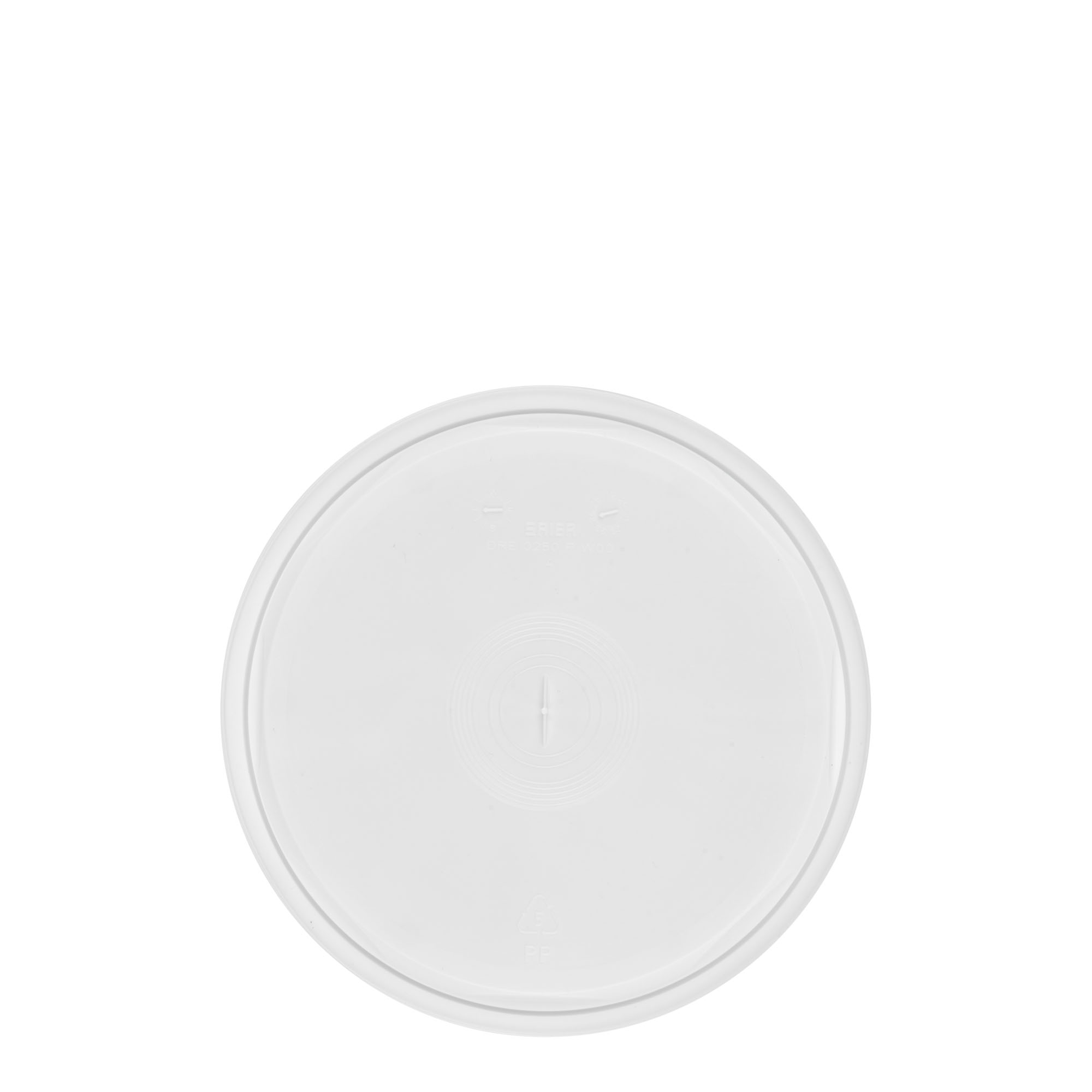 Deksel voor emmer 2,5 l, PP-kunststof, wit