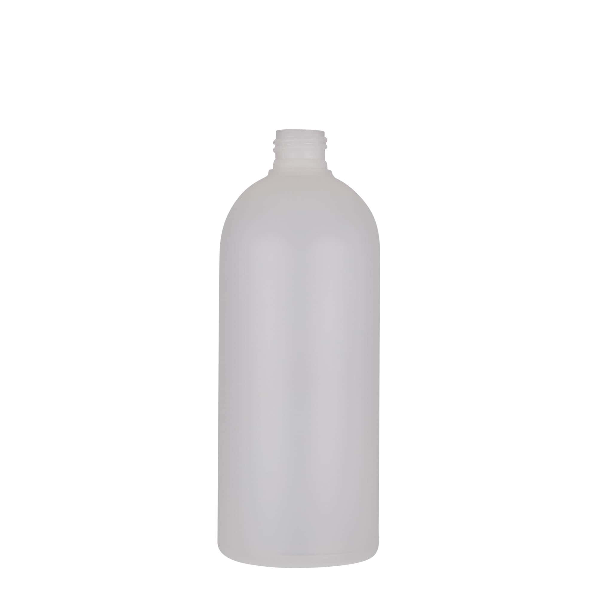Plastic fles 'Tuffy', 500 ml, HDPE, naturel, monding: GPI 24/410 Plastic fles 'Tuffy', 500 ml, HDPE, naturel, monding: GPI 24/410