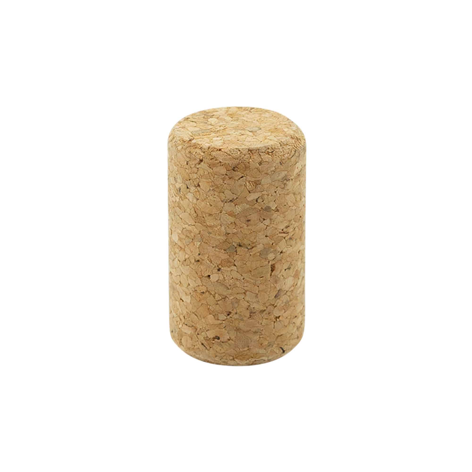 Wijnkurken 22,5 mm, perskurk, beige, voor opening: kurk