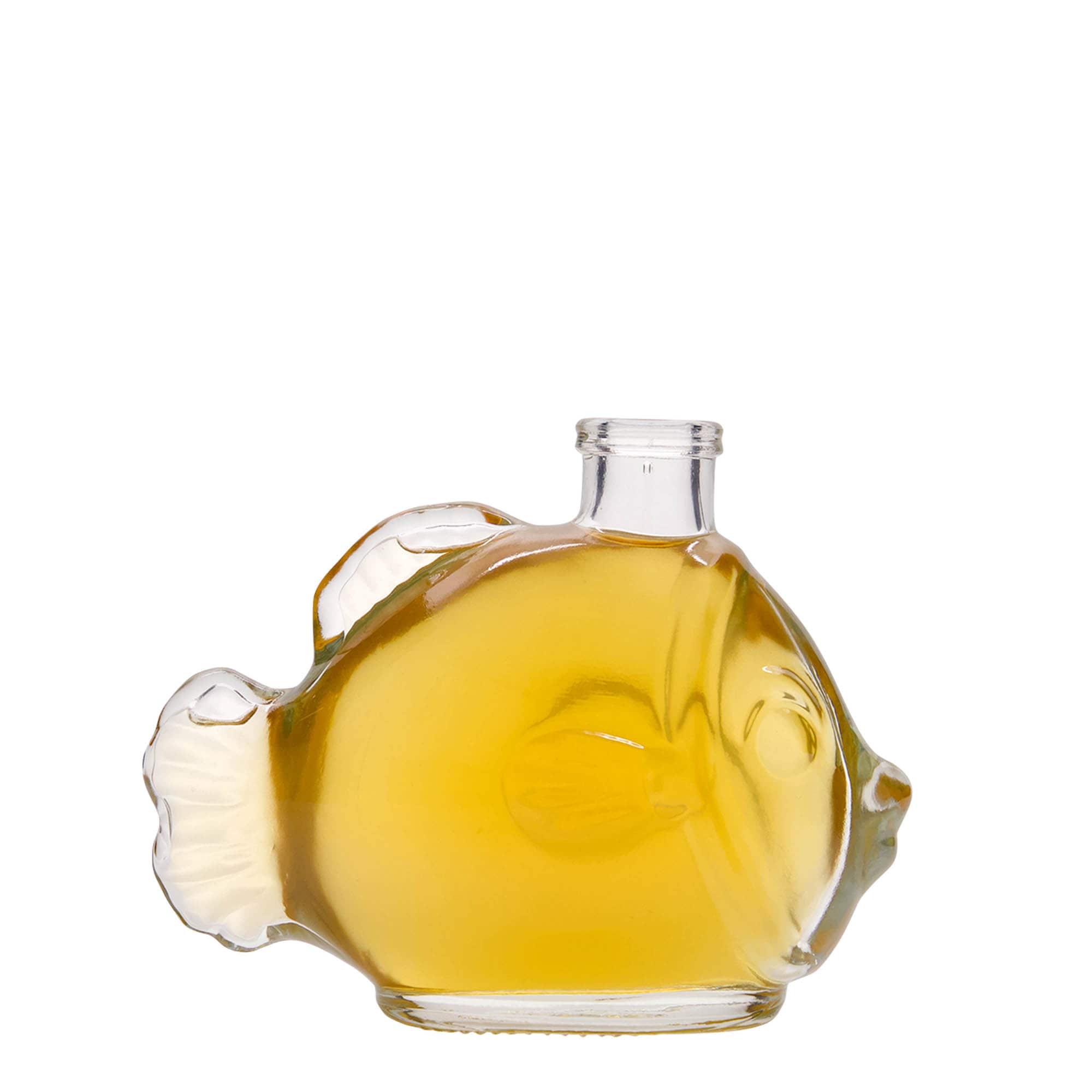 200 ml glazen fles 'Vis', opening: kurk 200 ml glazen fles 'Vis', opening: kurk