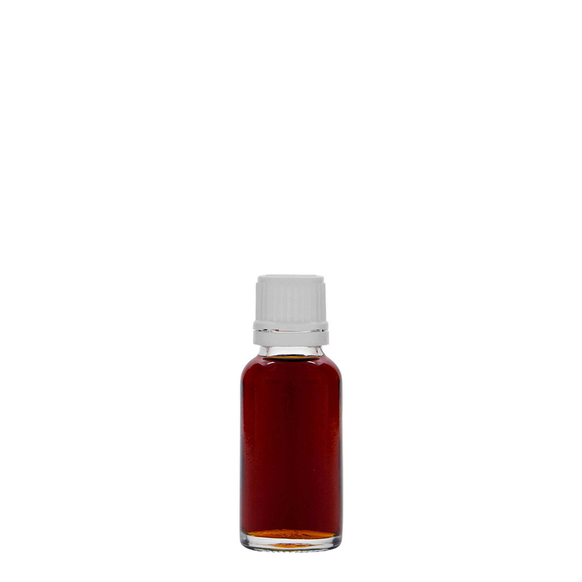 20 ml medicijnflesje, glas, opening: DIN 18 20 ml medicijnflesje, glas, opening: DIN 18