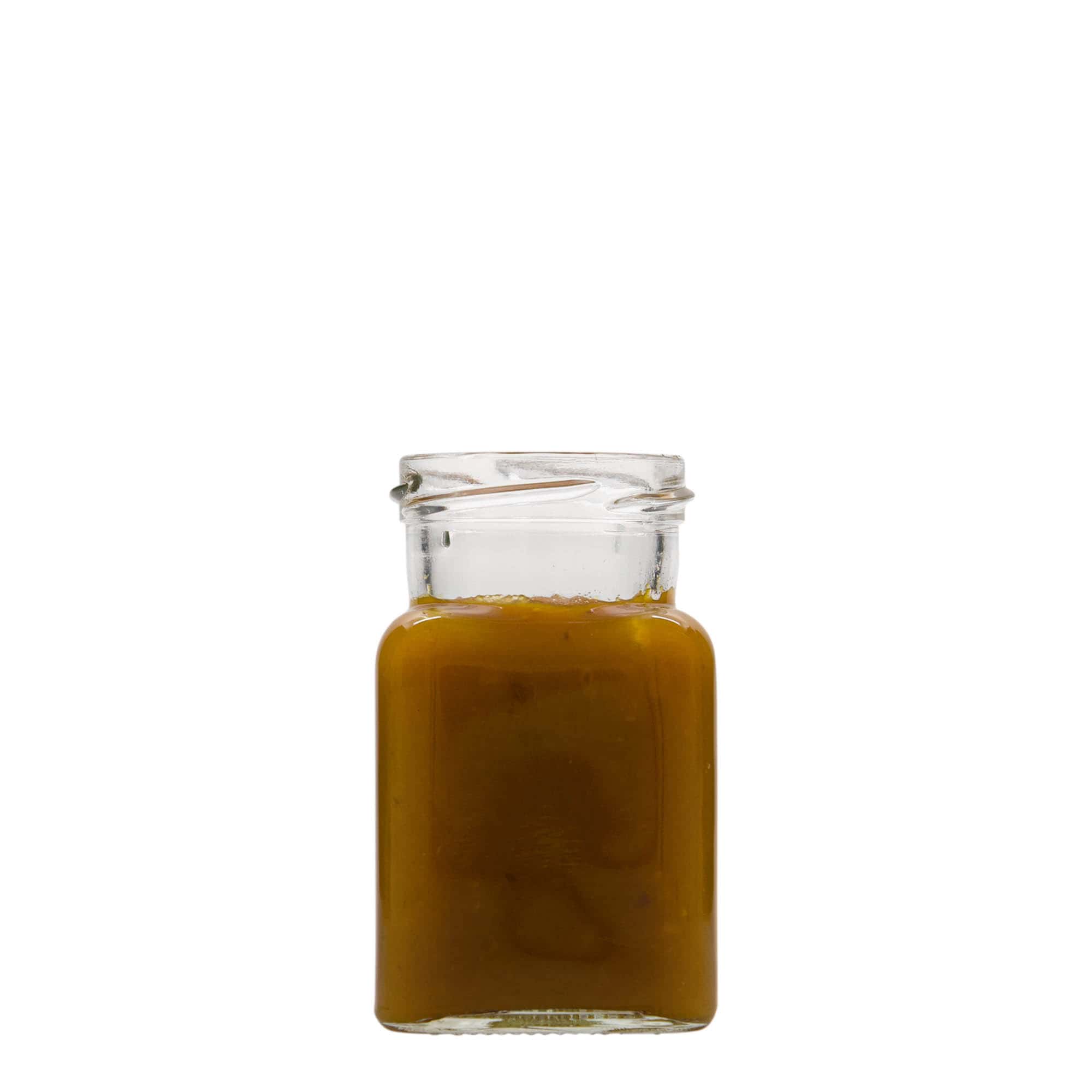 150 ml vierkantglas, opening: Twist-Off (TO 53)