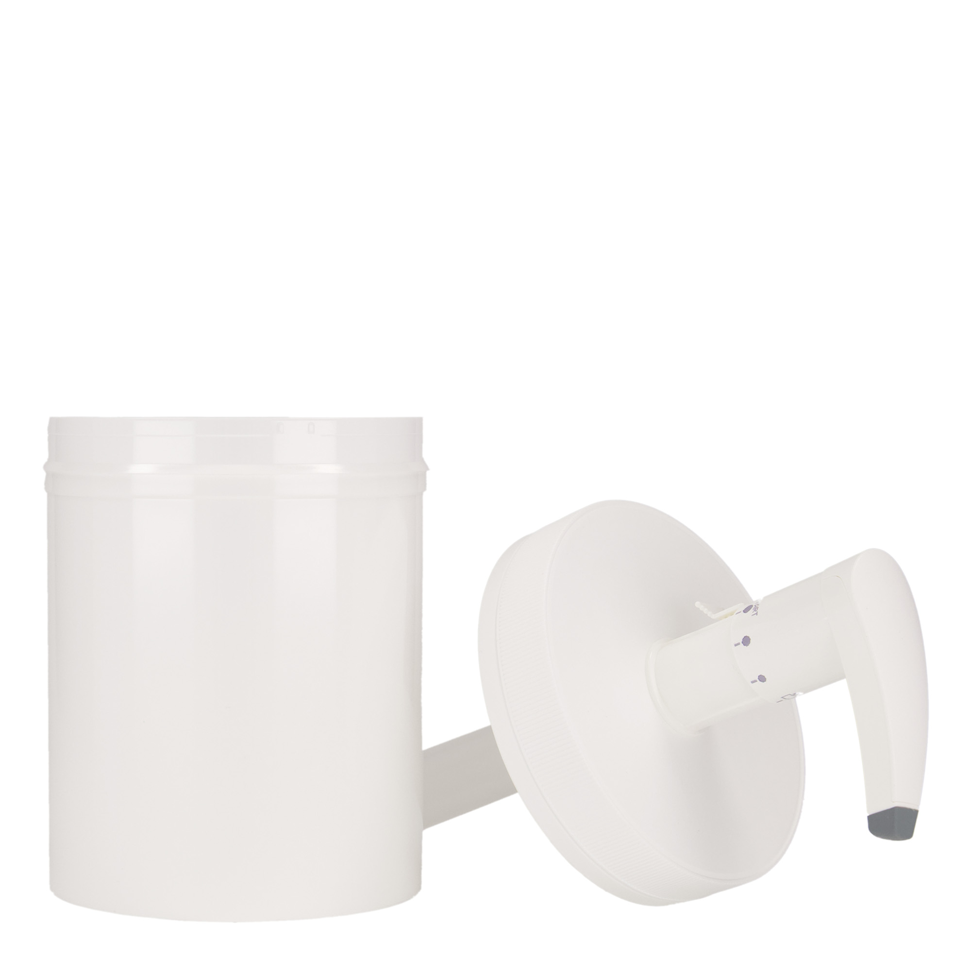 1.240 ml doseerfles 'Securibox', PP-kunststof, wit, opening: schroefdop 1.240 ml doseerfles 'Securibox', PP-kunststof, wit, opening: schroefdop