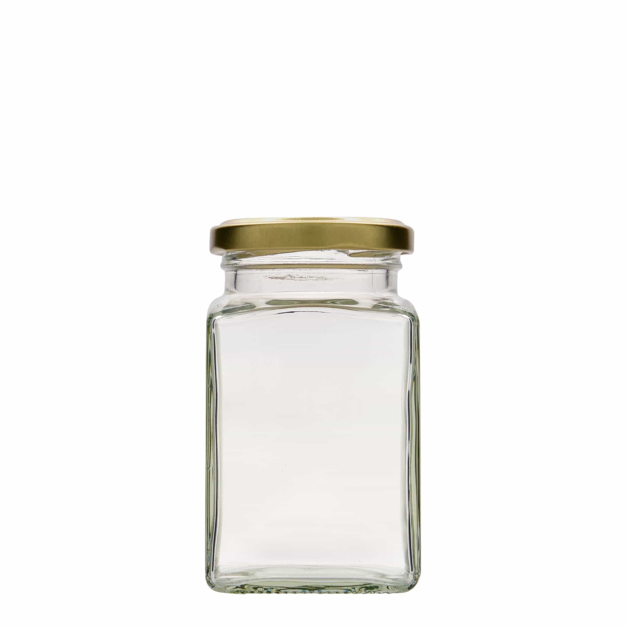 260 ml vierkantglas, opening: Twist-Off (TO 58)