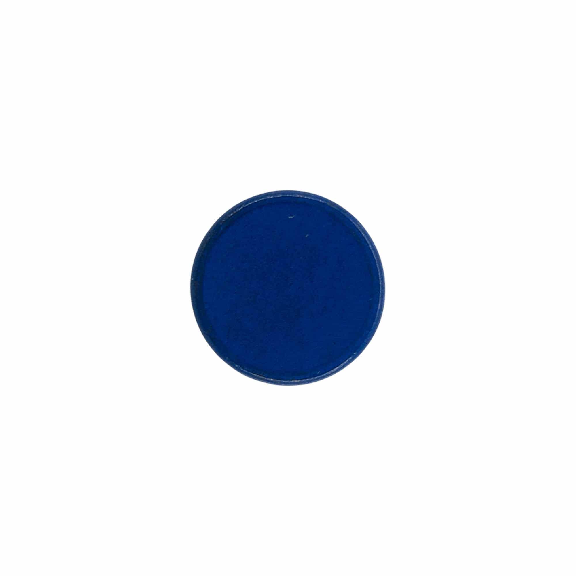 Handgreepkurk 19 mm, hout/kunststof, blauw, voor monding: kurk