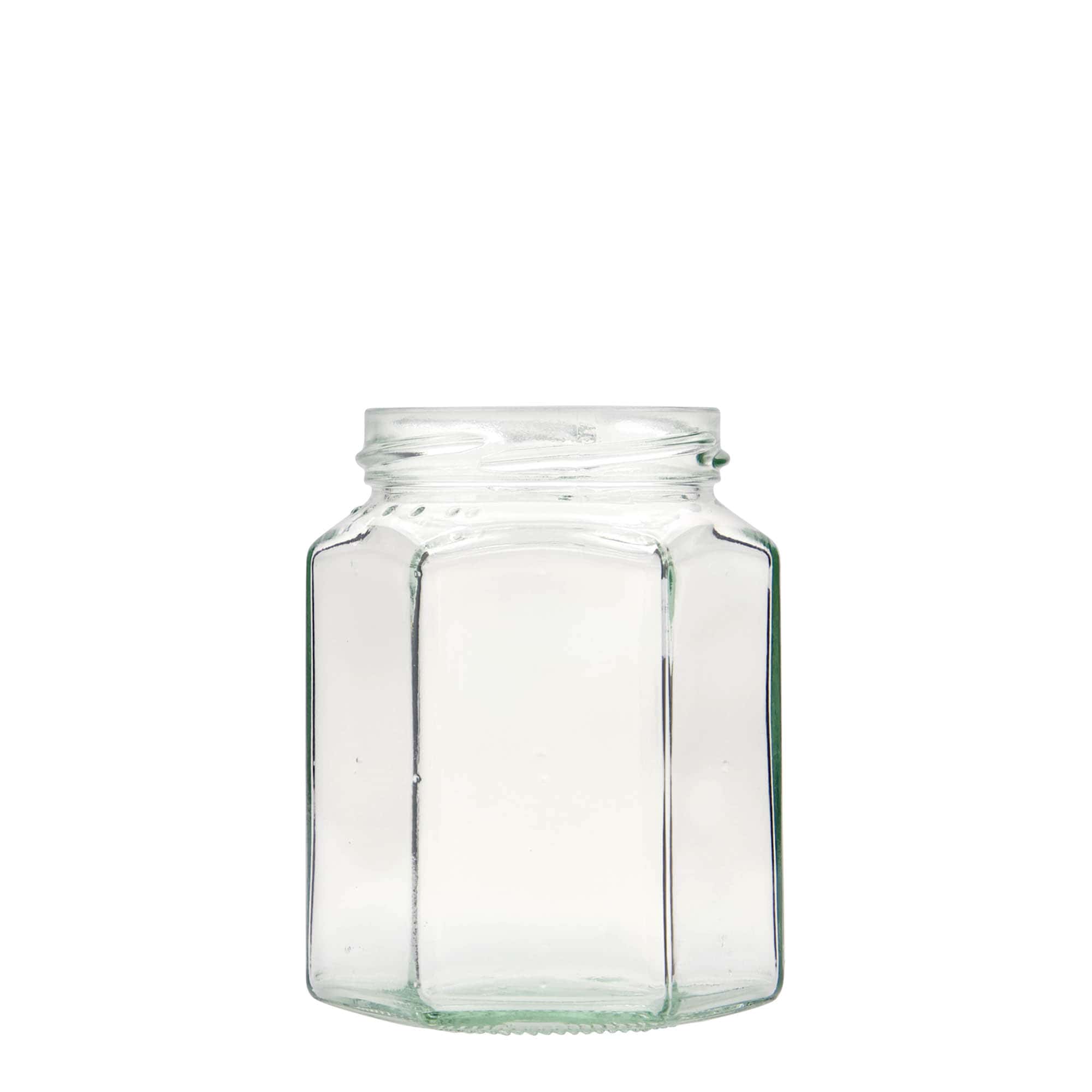 288 ml zeskantglas, opening: twist-off (TO 63)